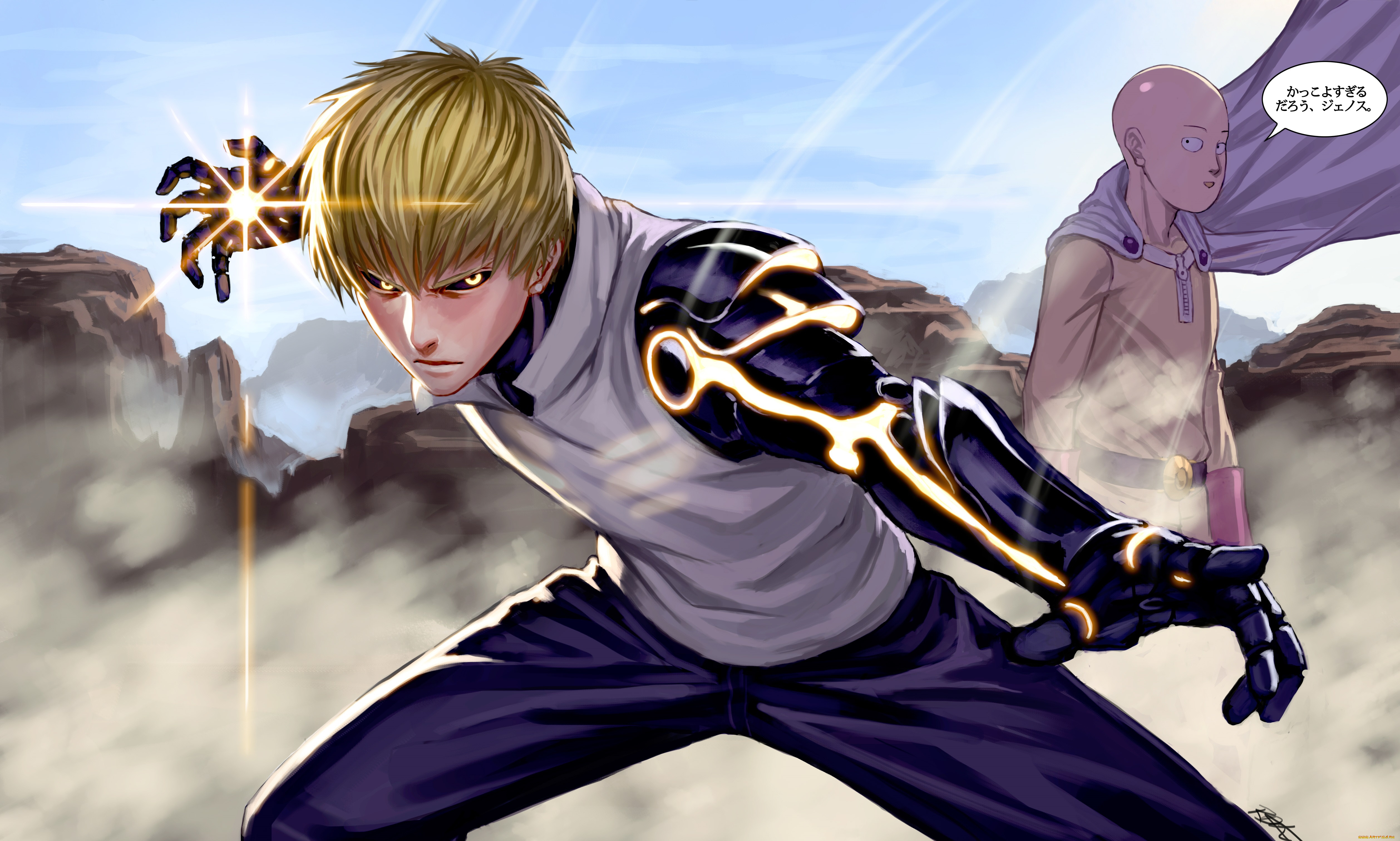 аниме, one, punch, man, ванпачмен