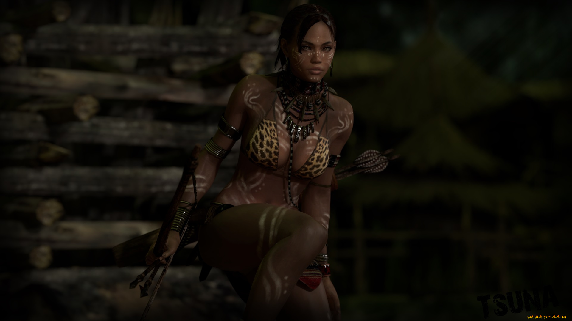 3д, графика, фантазия, , fantasy, девушка, взгляд, фон