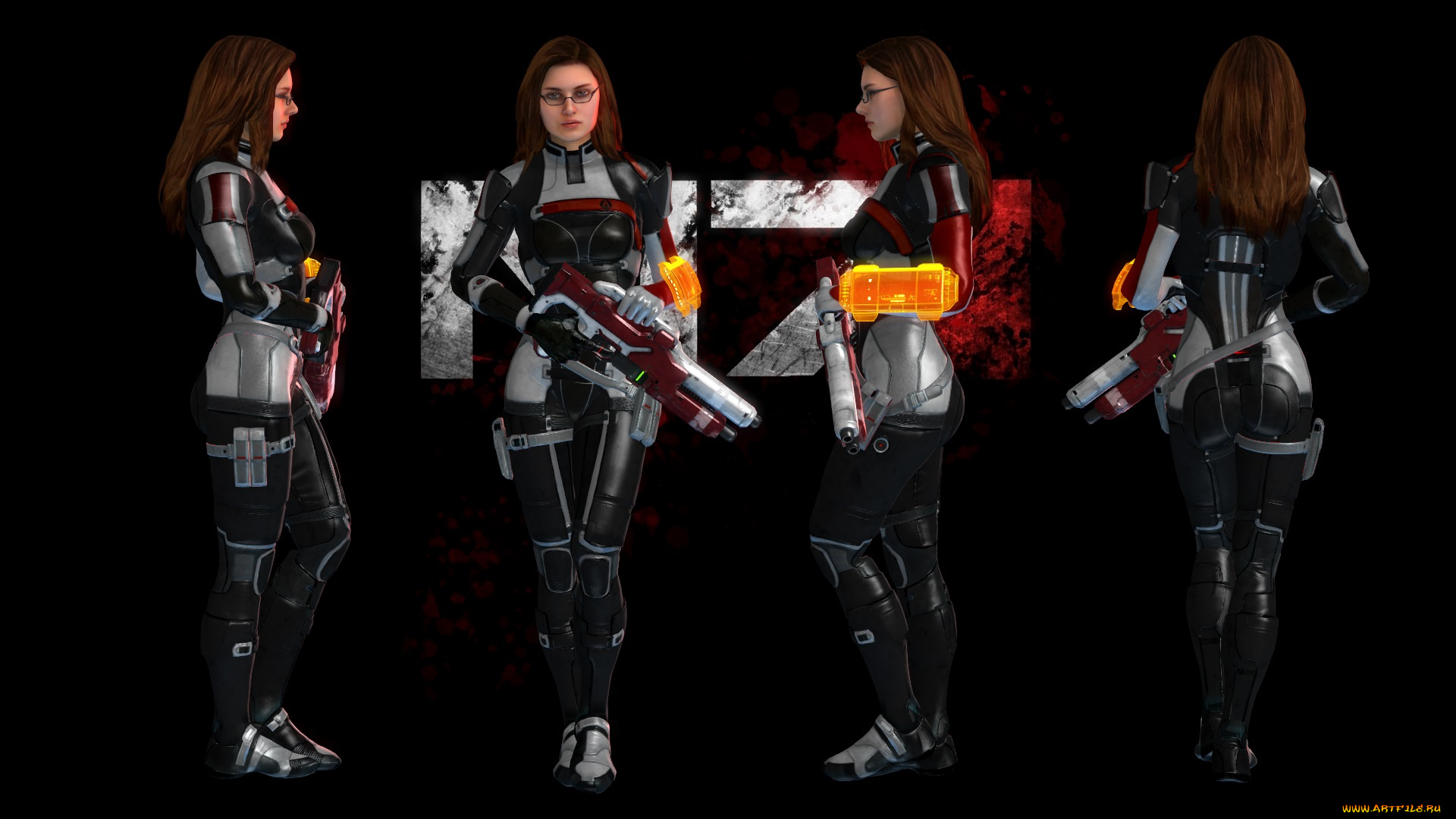 3д, графика, фантазия, , fantasy, девушки, взгляд, фон