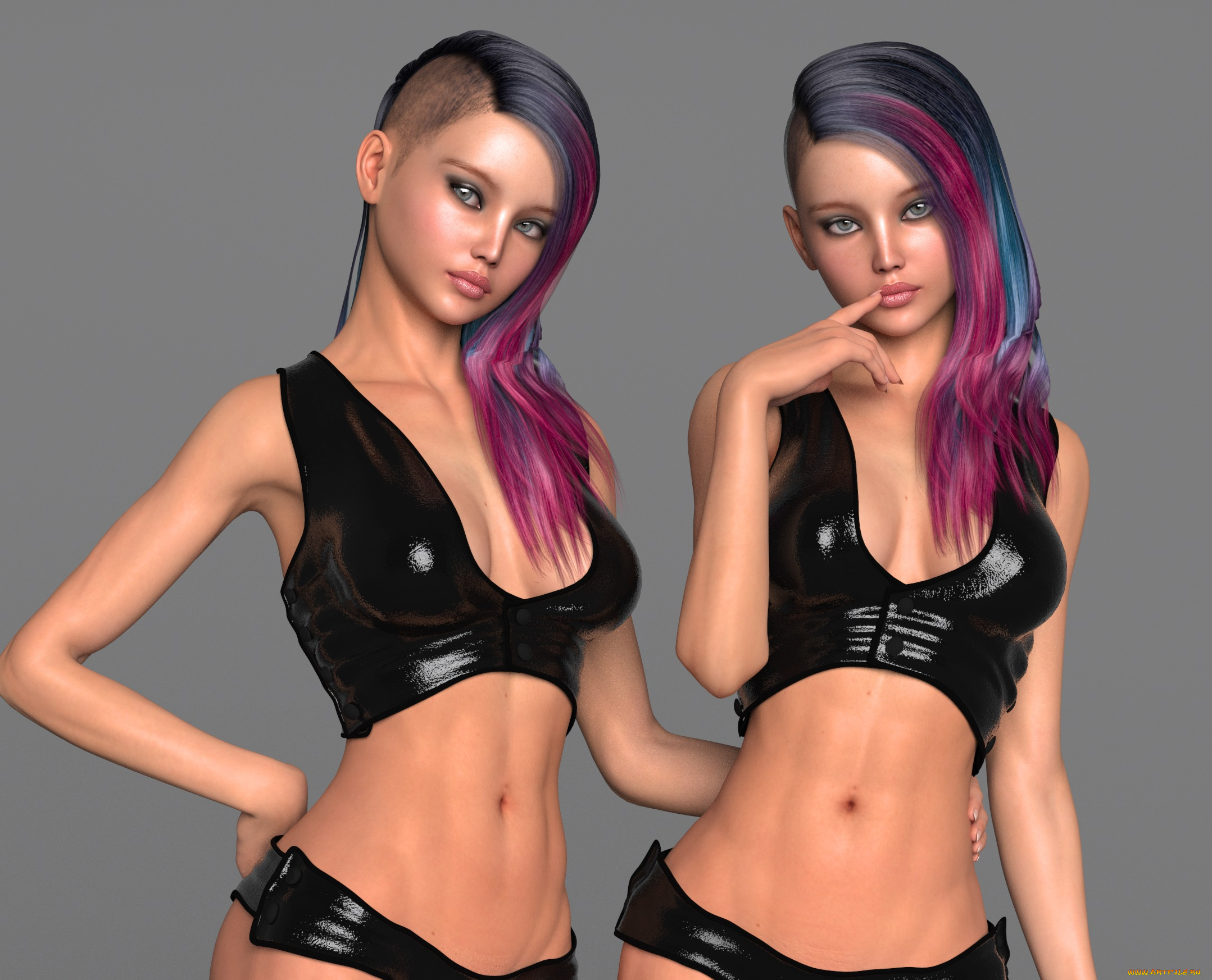 3д, графика, люди, , people, фон, девушки, взгляд