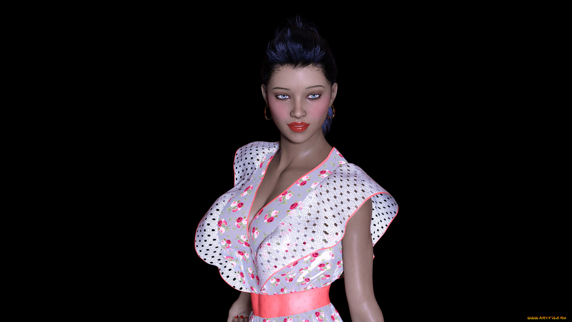 3д, графика, люди, , people, фон, взгляд, девушка