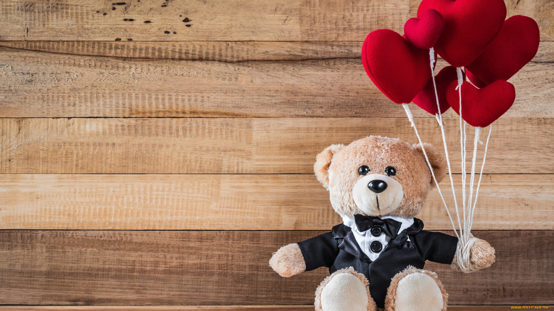 праздничные, мягкие, игрушки, сердечки, медведь