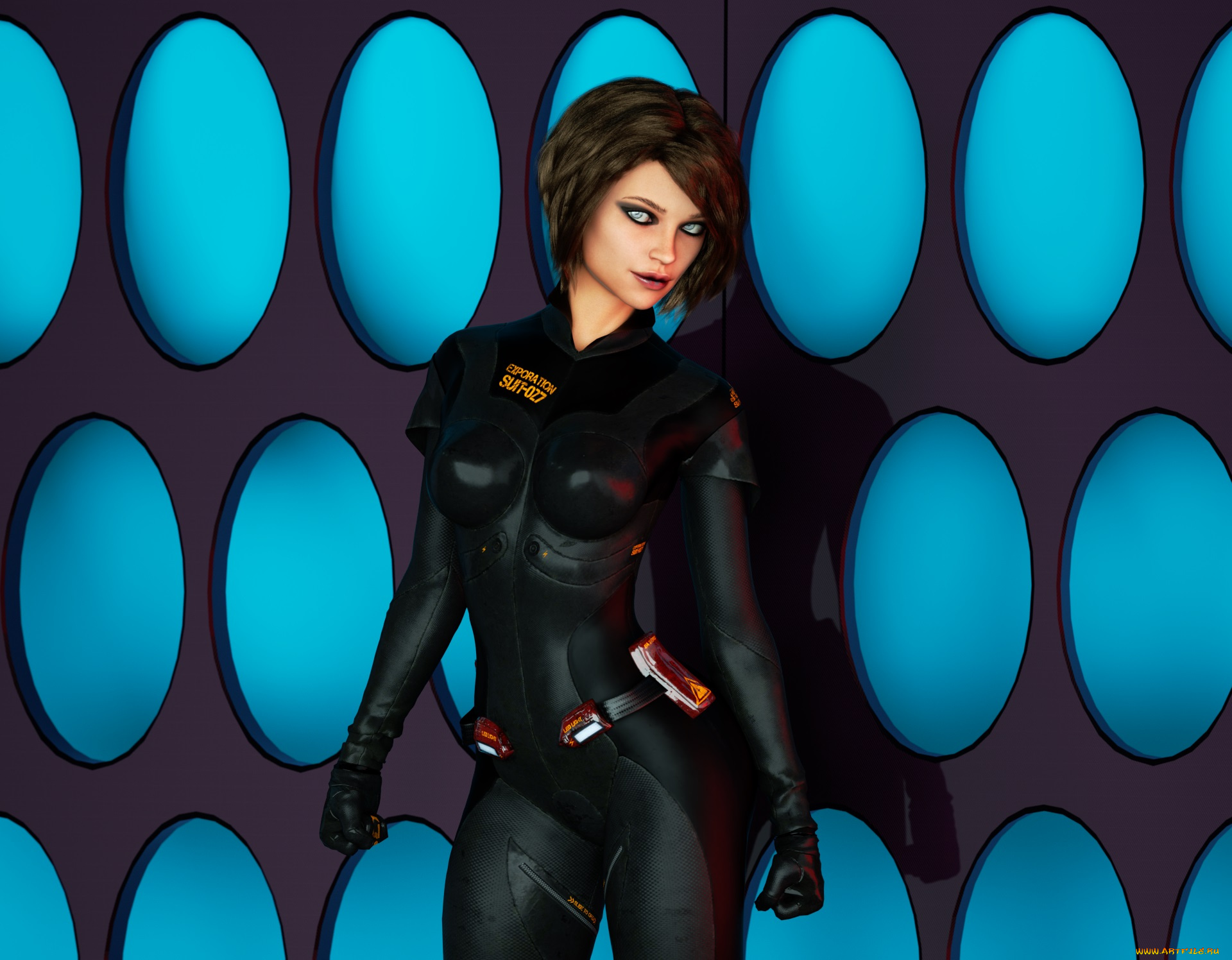 3д, графика, люди, , people, взгляд, фон, девушка