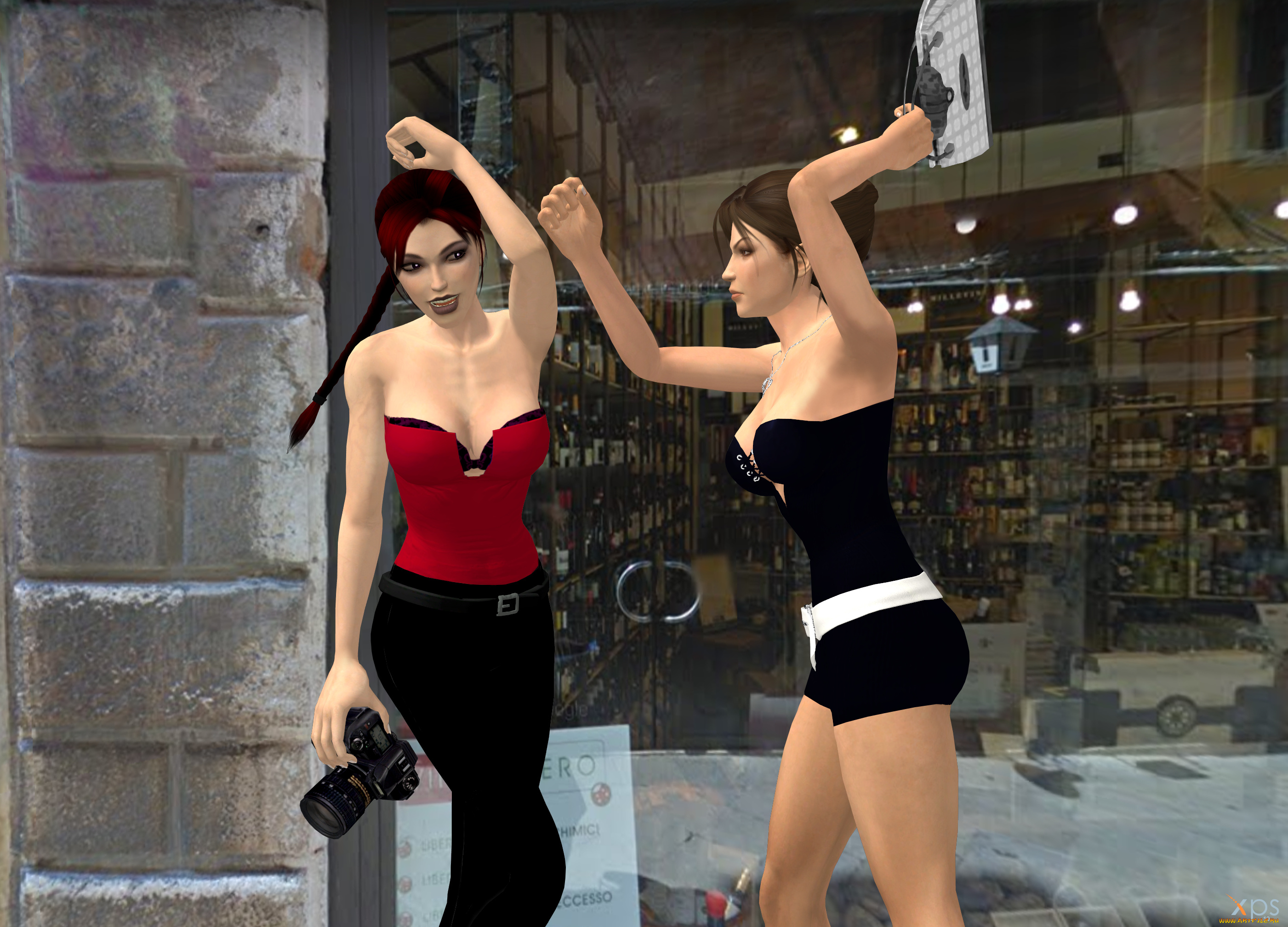 3д, графика, люди, , people, фон, взгляд, девушки