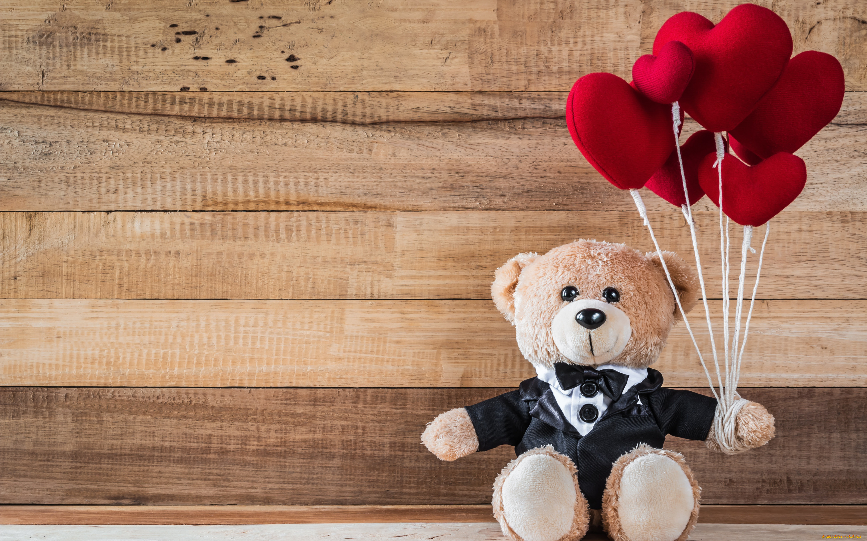 праздничные, мягкие, игрушки, сердечки, медведь