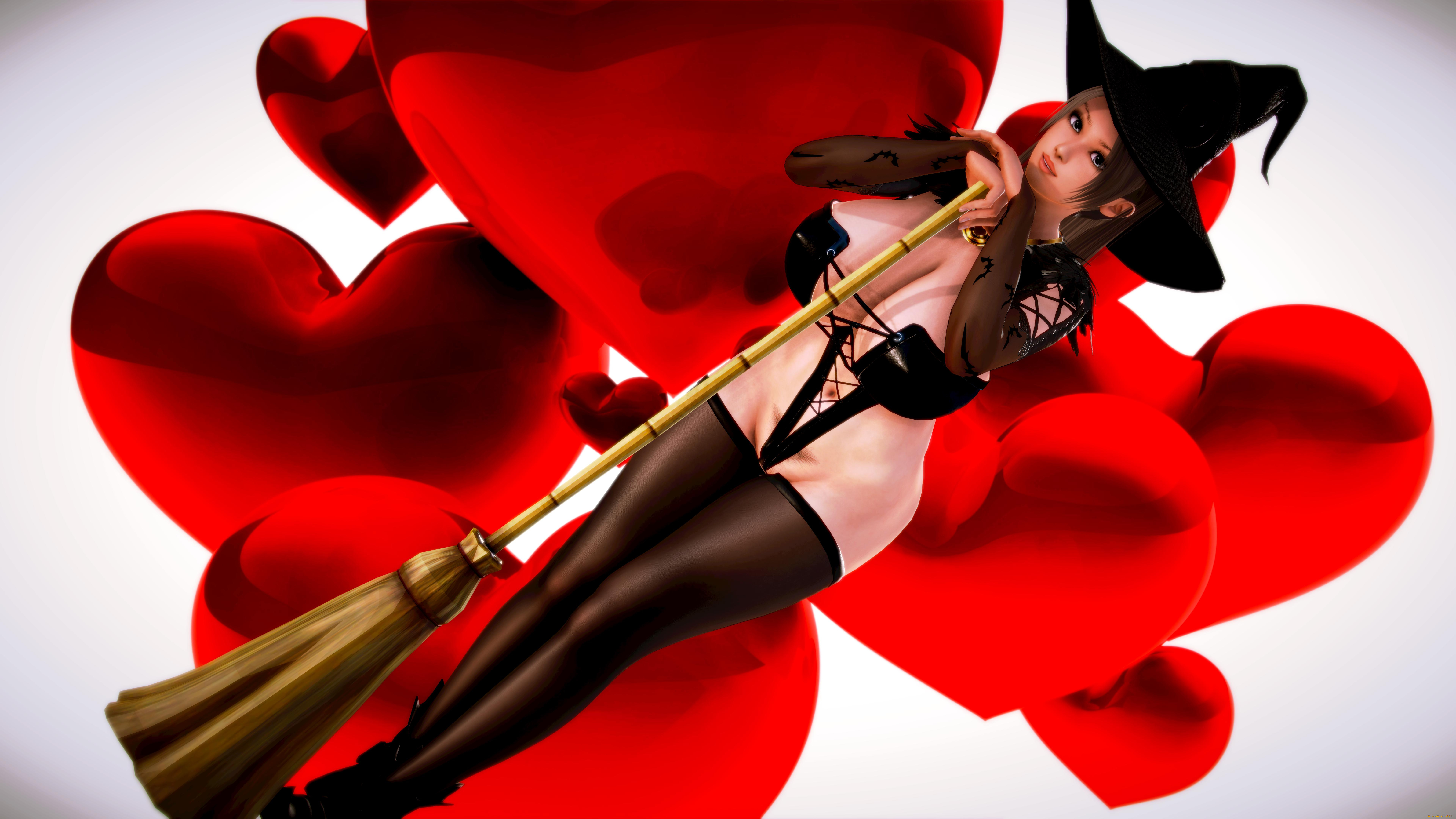 3д, графика, праздники, , holidays, фон, взгляд, девушка