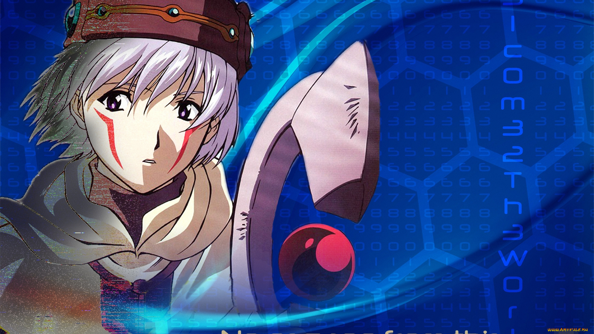 аниме, hack, sign, парень, маг, волшебник, tsukasa