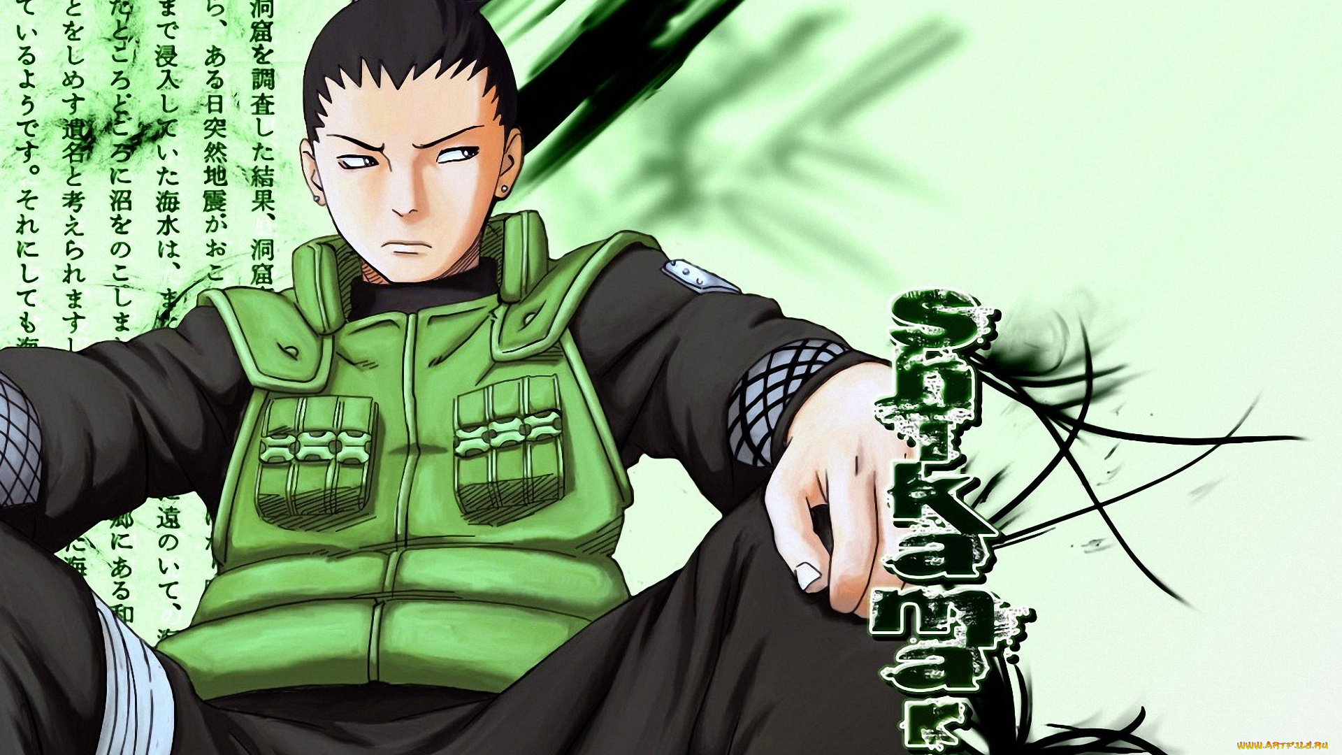 аниме, naruto, nara, чунин, shinobi, shikamaru, нара, шикамару