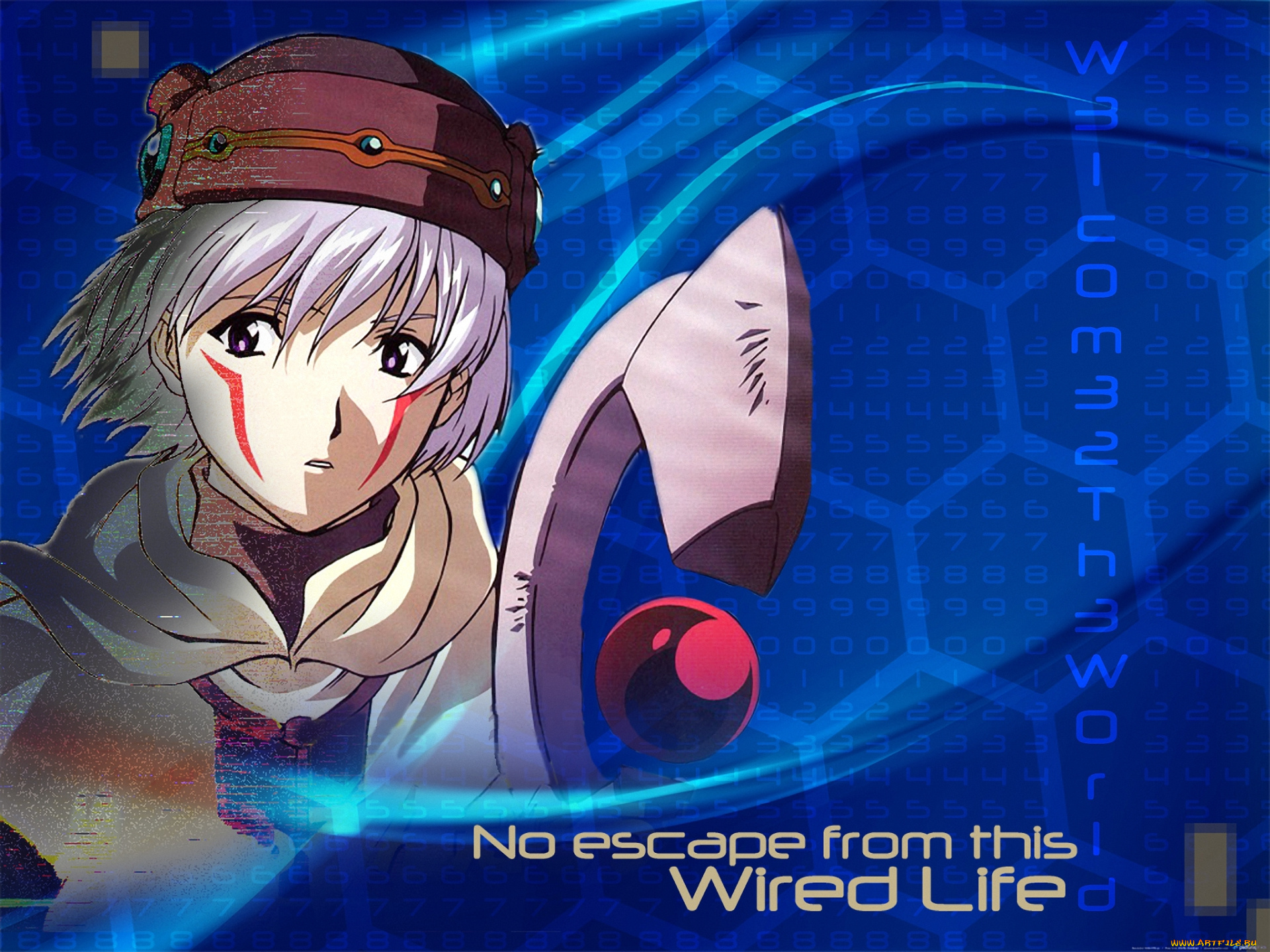 аниме, hack, sign, парень, маг, волшебник, tsukasa