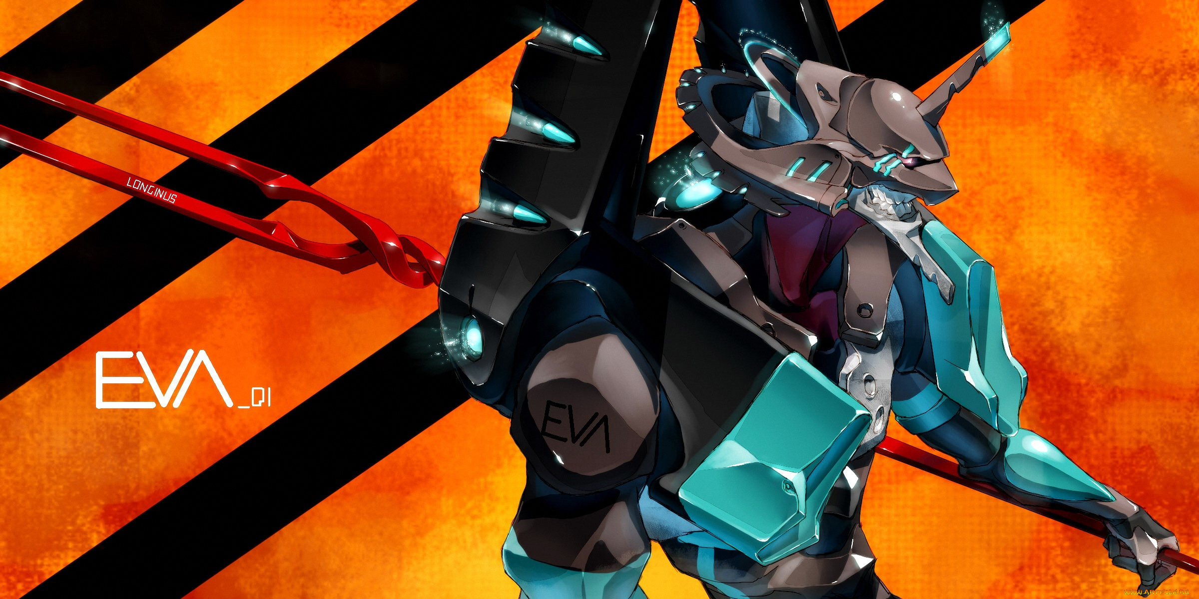 аниме, evangelion, eva, меха, робот