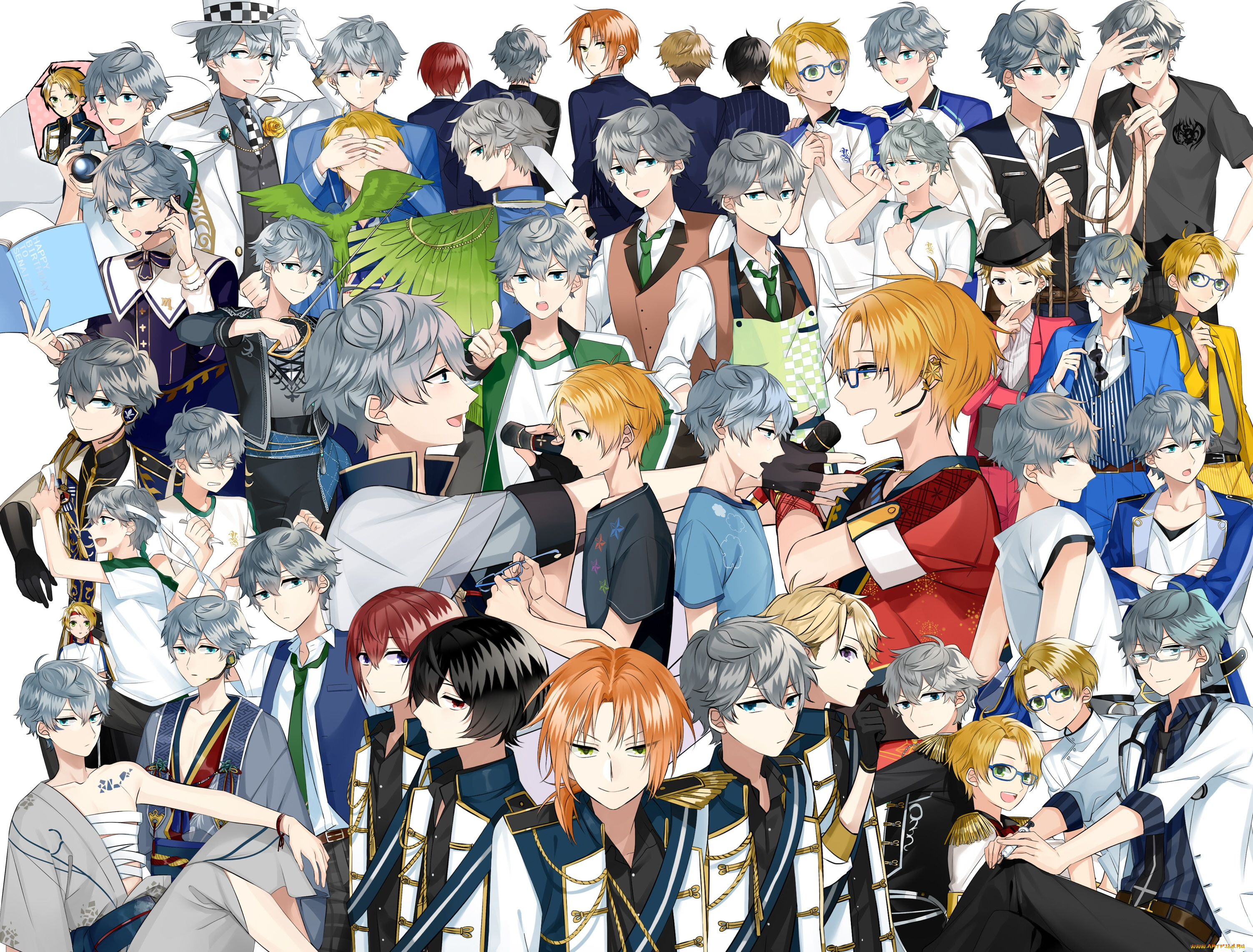 аниме, ensemble, stars, ensemble, stars