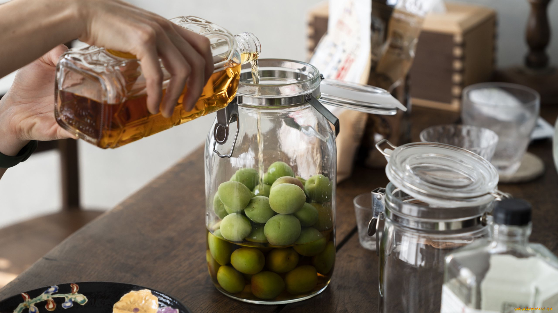 еда, оливки, зеленые, масло