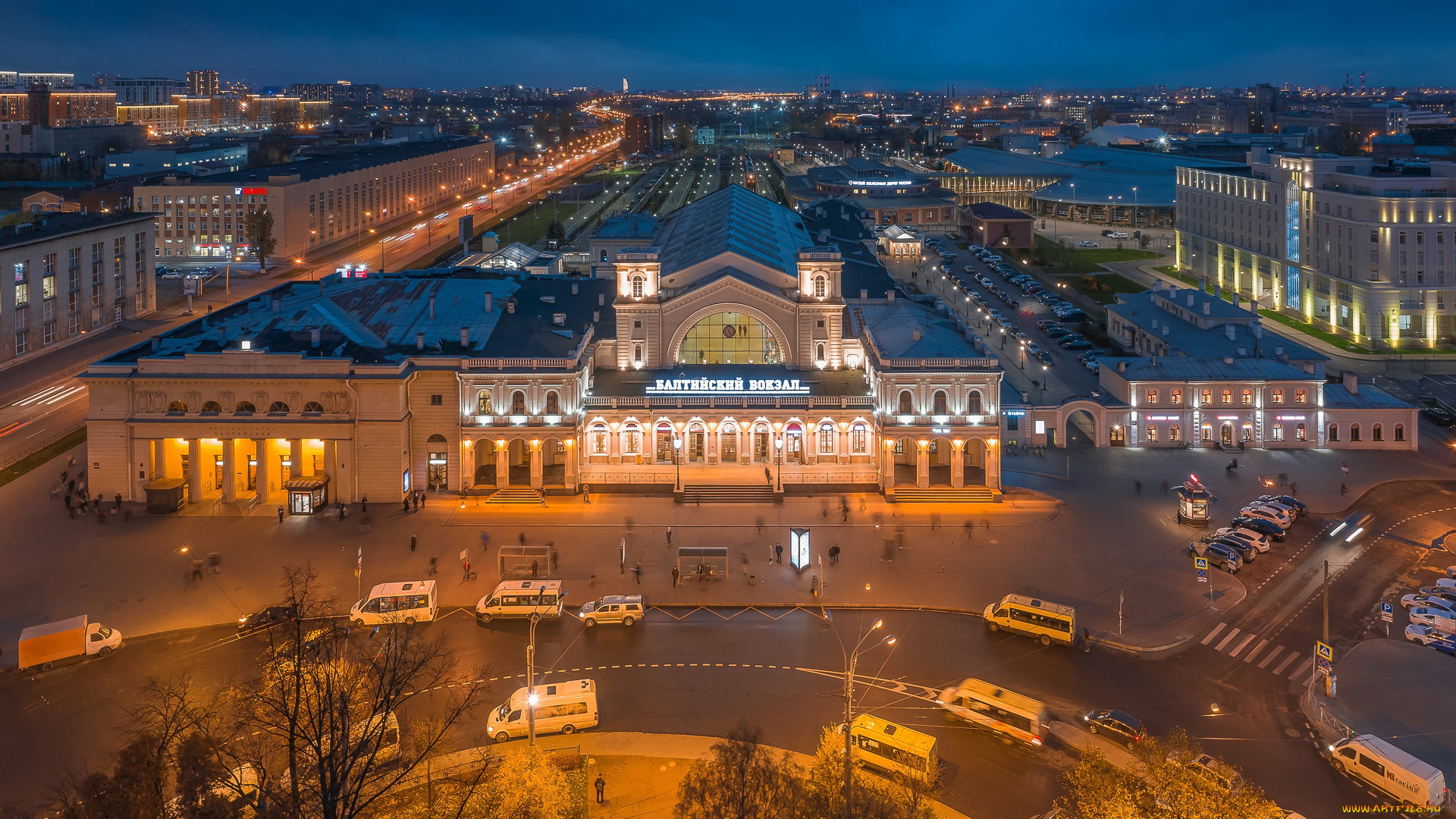 города, санкт-петербург, , петергоф, , россия, балтийский, вокзал, адмиралтейский, район, санкт, петербург, ночь, город