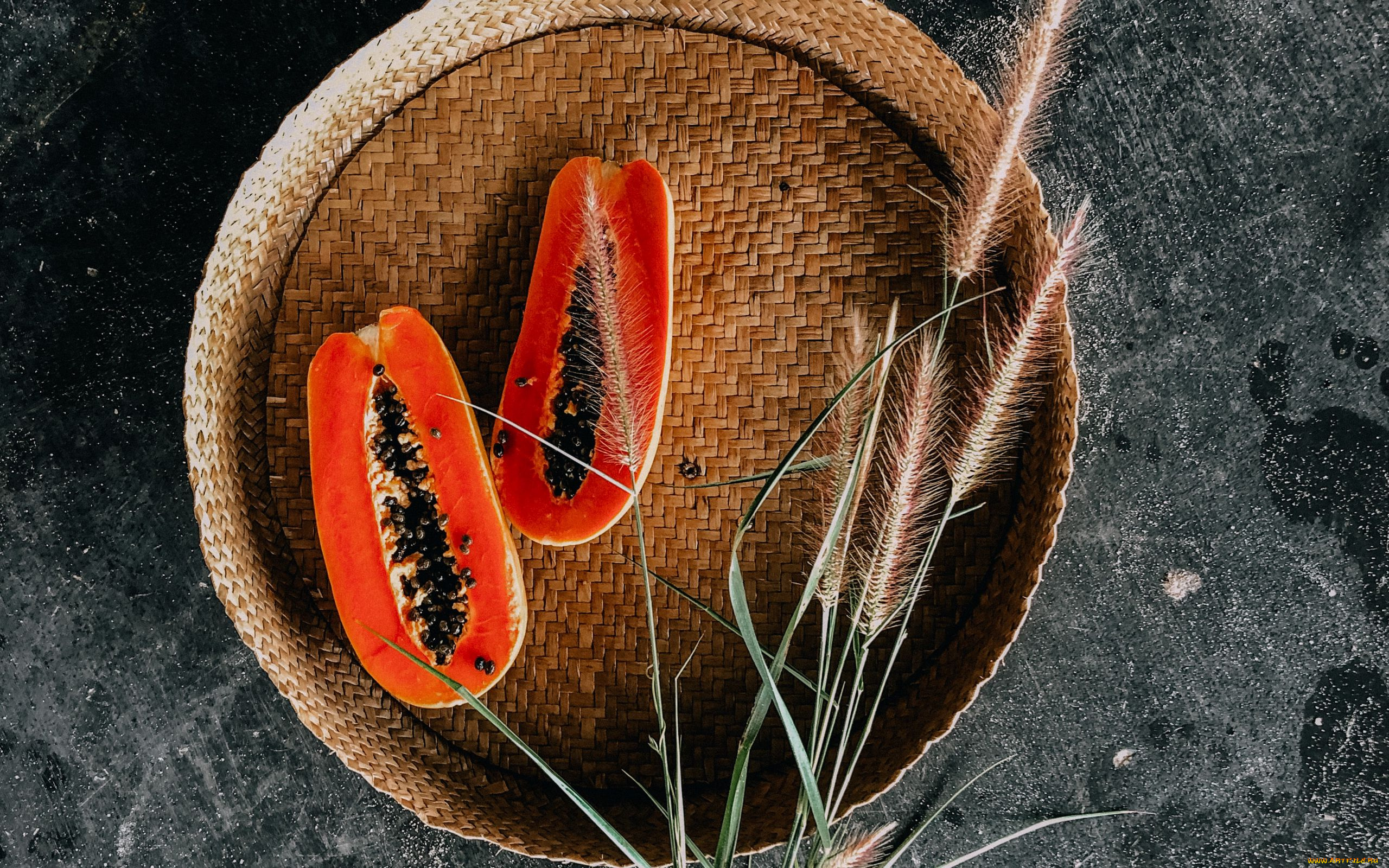 еда, папайя, экзотический, фрукт