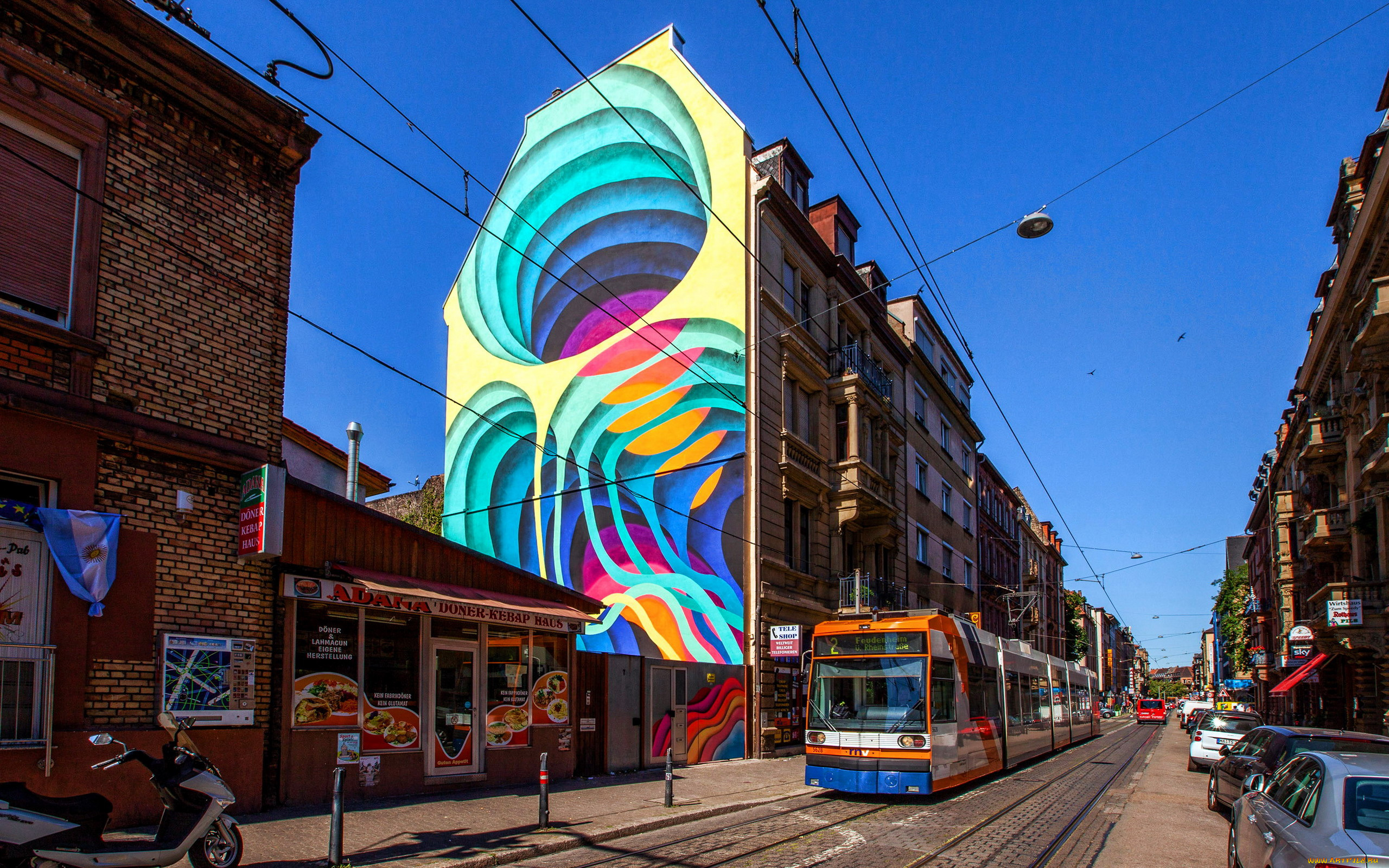 mannheim, germany, города, -, улицы, , площади, , набережные