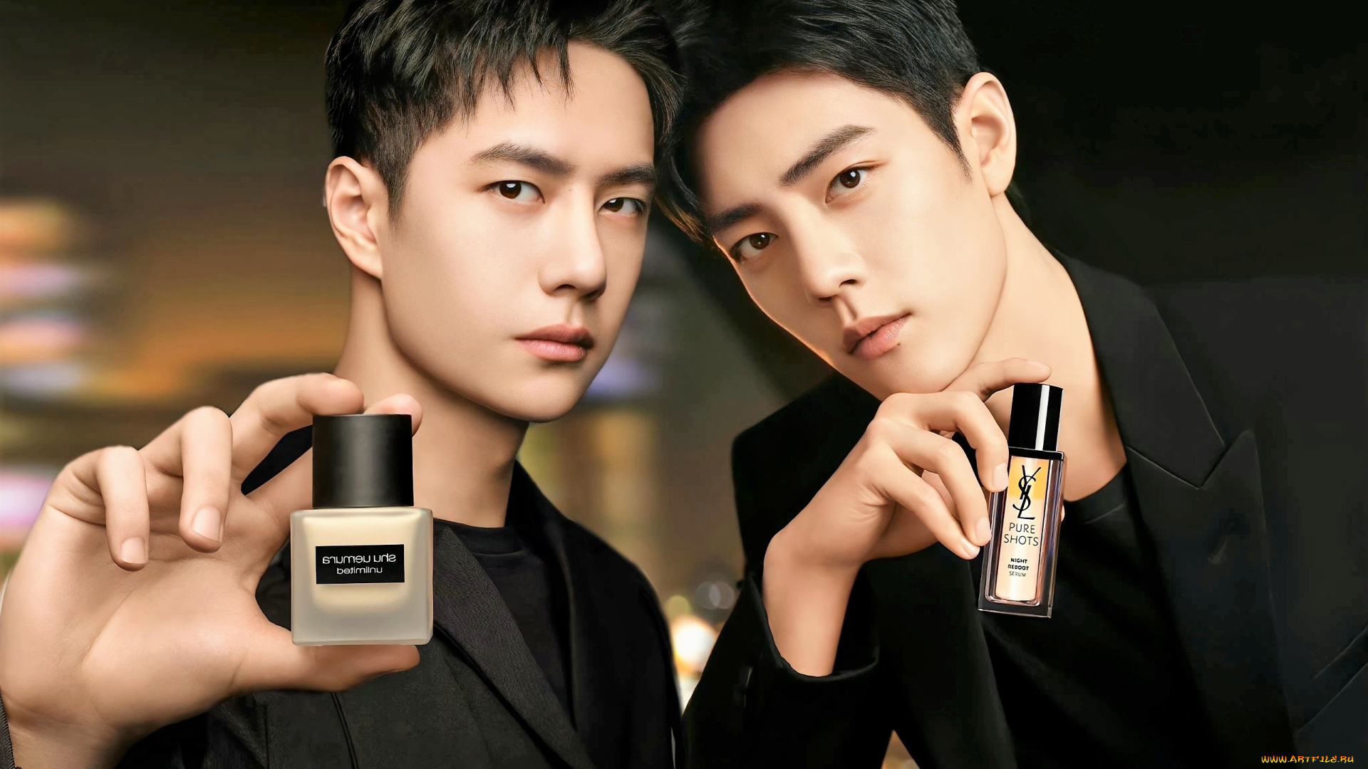 разное, компьютерный, дизайн, ван, ибо, сяо, чжань, косметика, флаконы