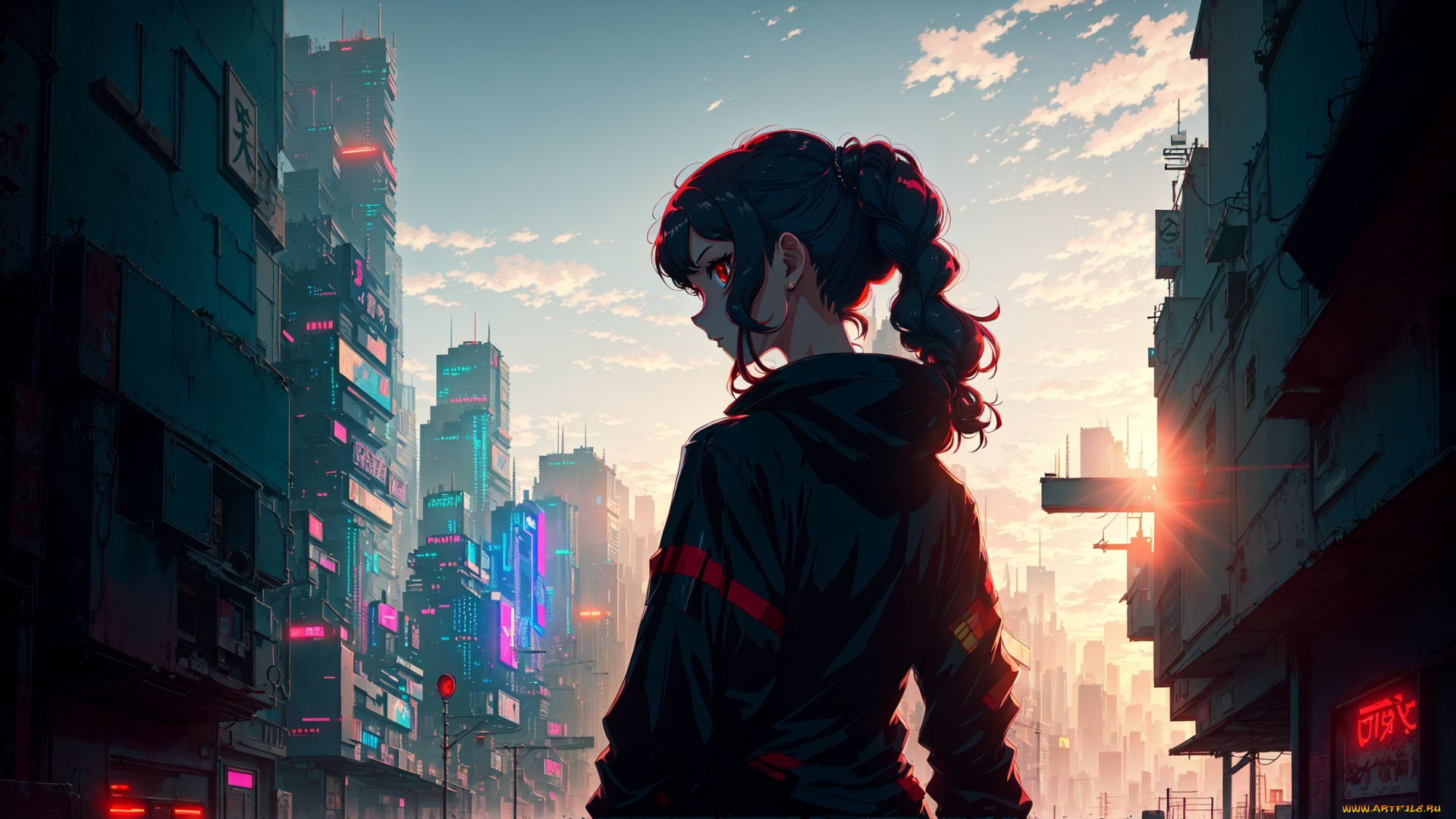 аниме, город, , улицы, , интерьер, , здания, нейросети, графика, нейроарт, ai, art, нейронные, сети, рисунки, нейро, искусство