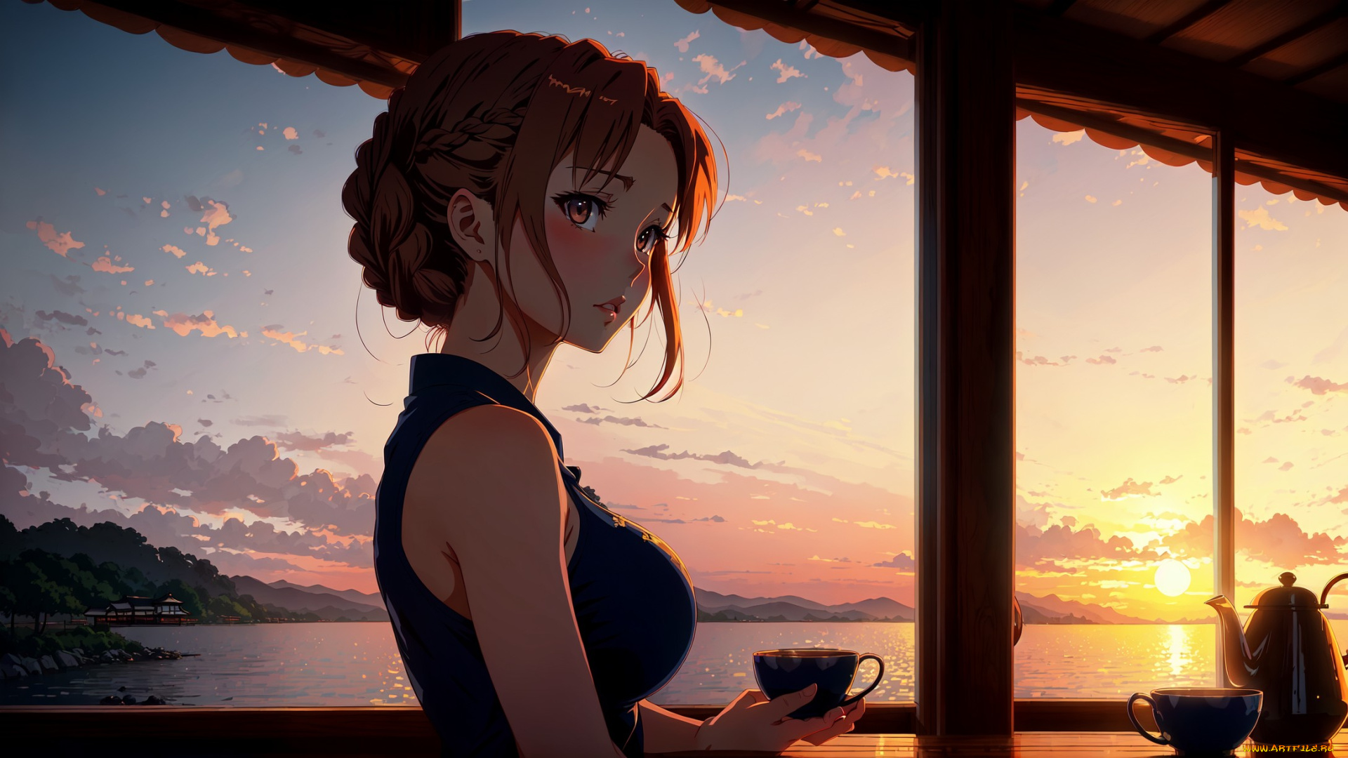 аниме, город, , улицы, , интерьер, , здания, нейросети, графика, нейроарт, ai, art, нейронные, сети, рисунки, нейро, искусство