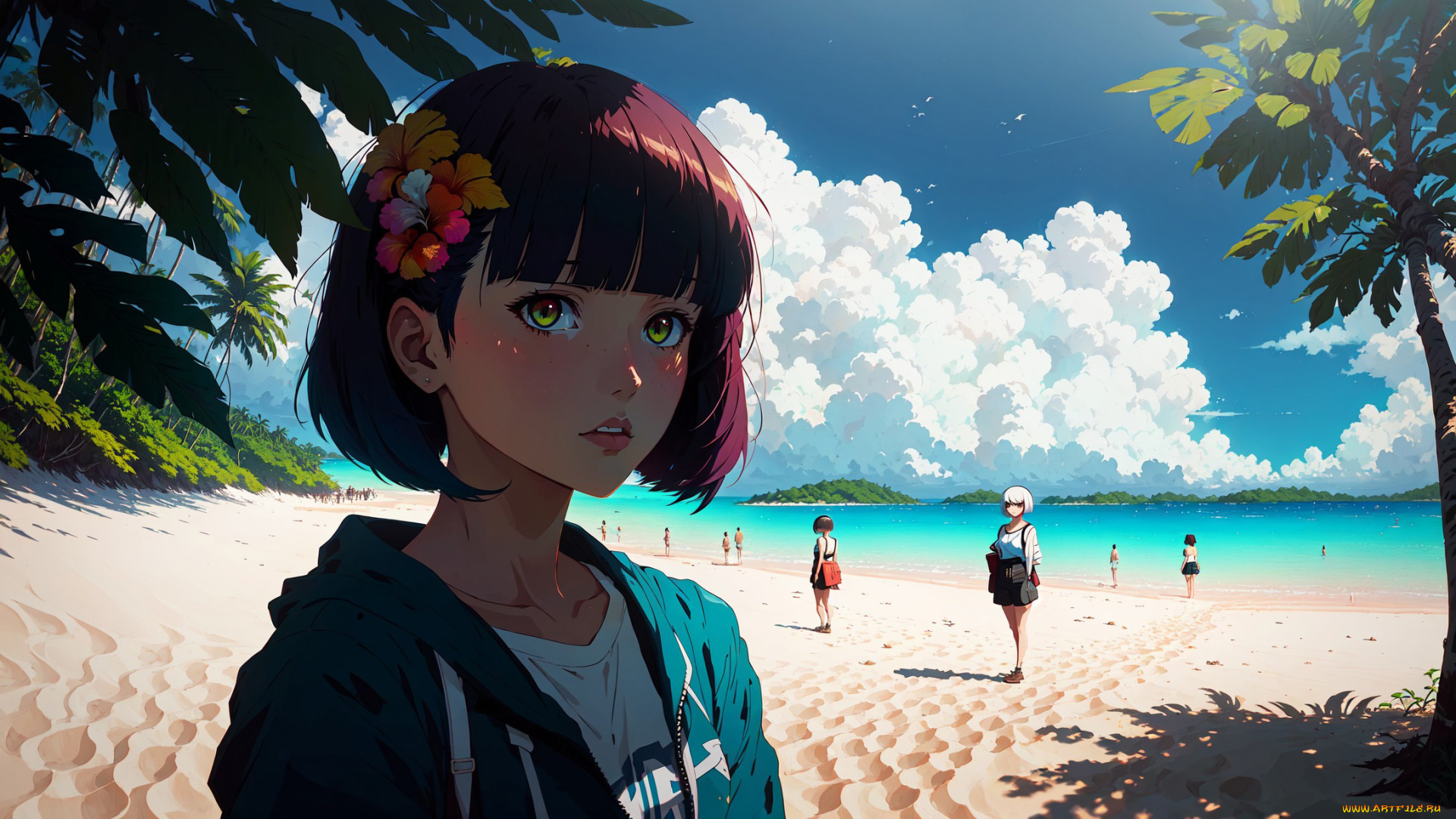 аниме, пейзажи, , природа, нейросети, графика, нейроарт, ai, art, нейронные, сети, рисунки, нейро, искусство