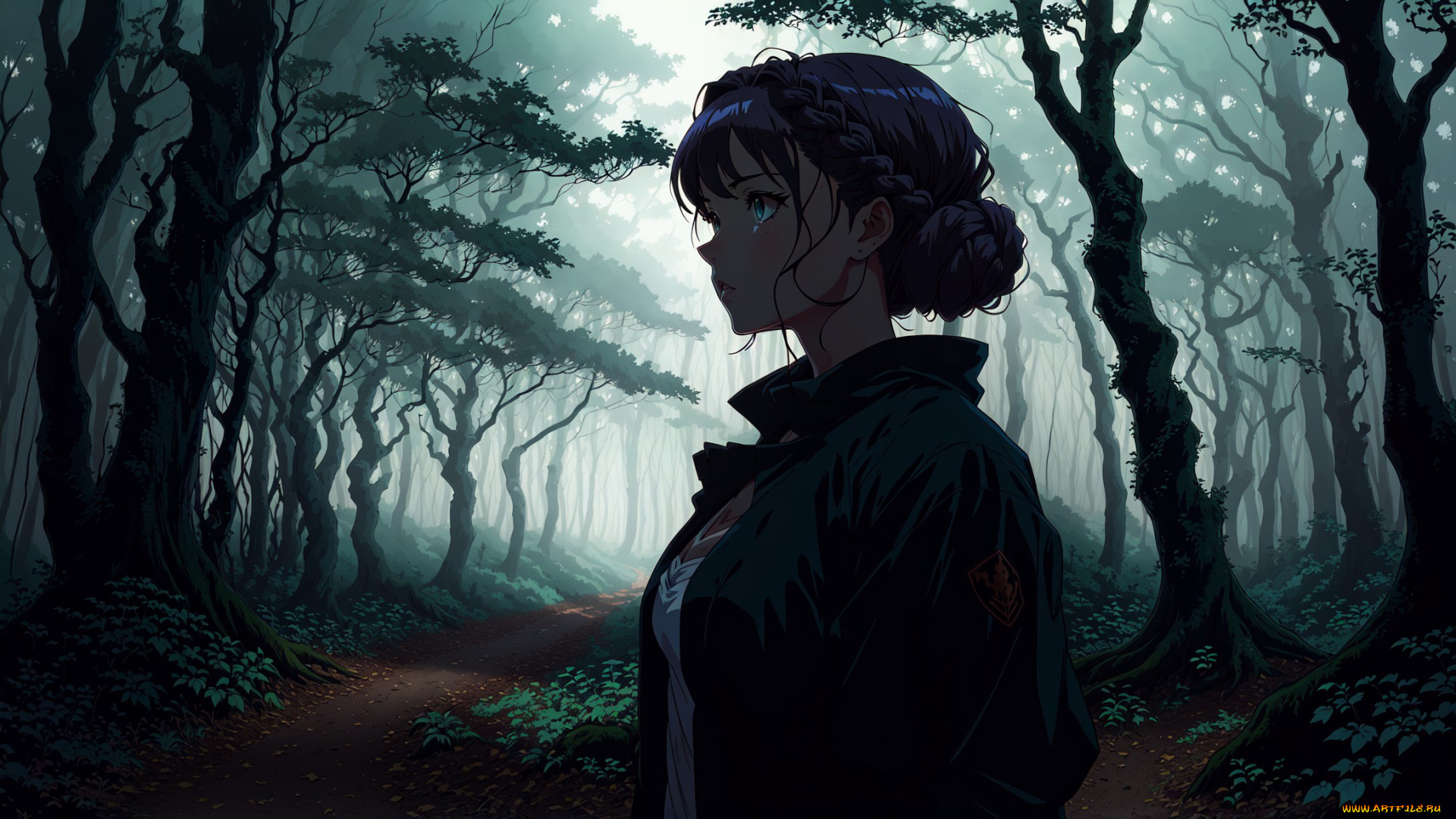 аниме, пейзажи, , природа, нейросети, графика, нейроарт, ai, art, нейронные, сети, рисунки, нейро, искусство