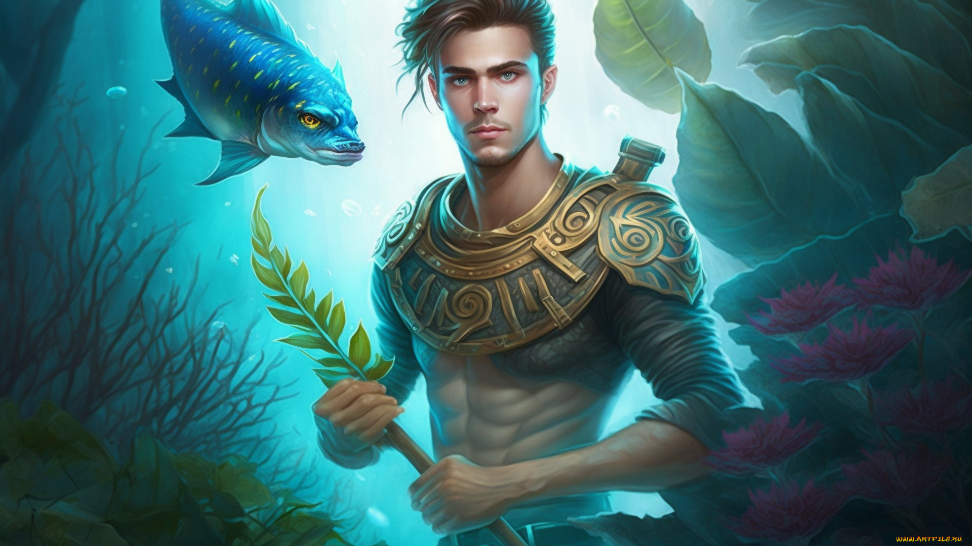 фэнтези, люди, нейросети, графика, нейроарт, ai, art, нейронные, сети, рисунки, нейро, искусство, парень