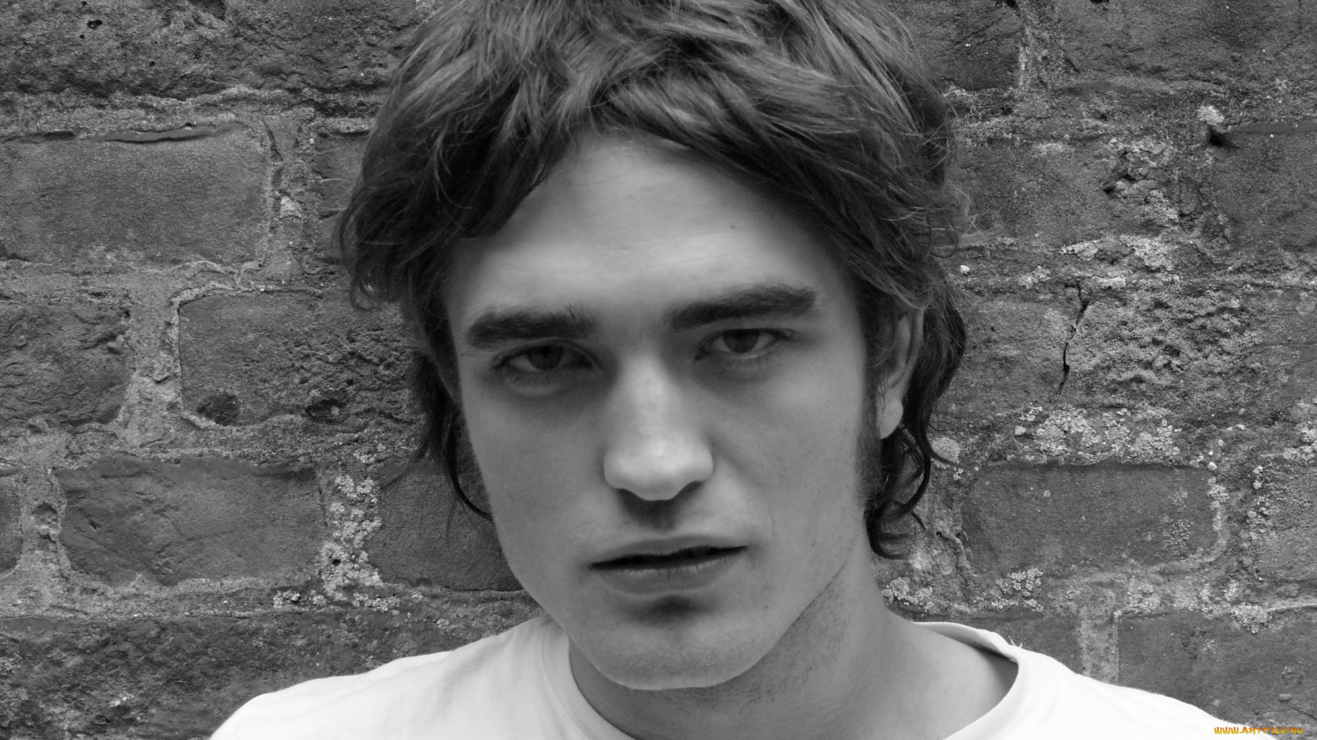 мужчины, robert, pattinson, актер, лицо, стена