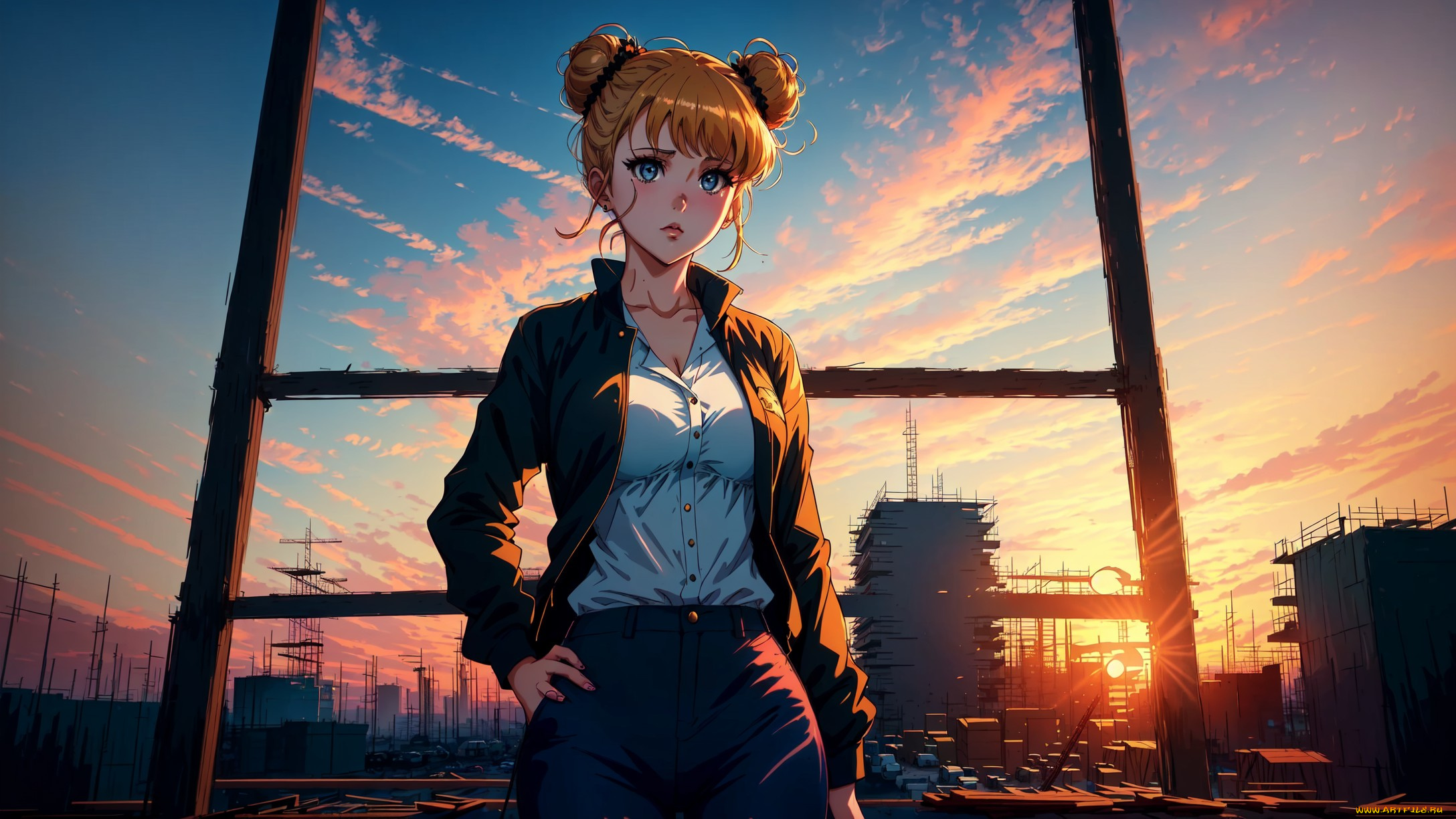 аниме, город, , улицы, , интерьер, , здания, нейросети, графика, нейроарт, ai, art, нейронные, сети, рисунки, нейро, искусство