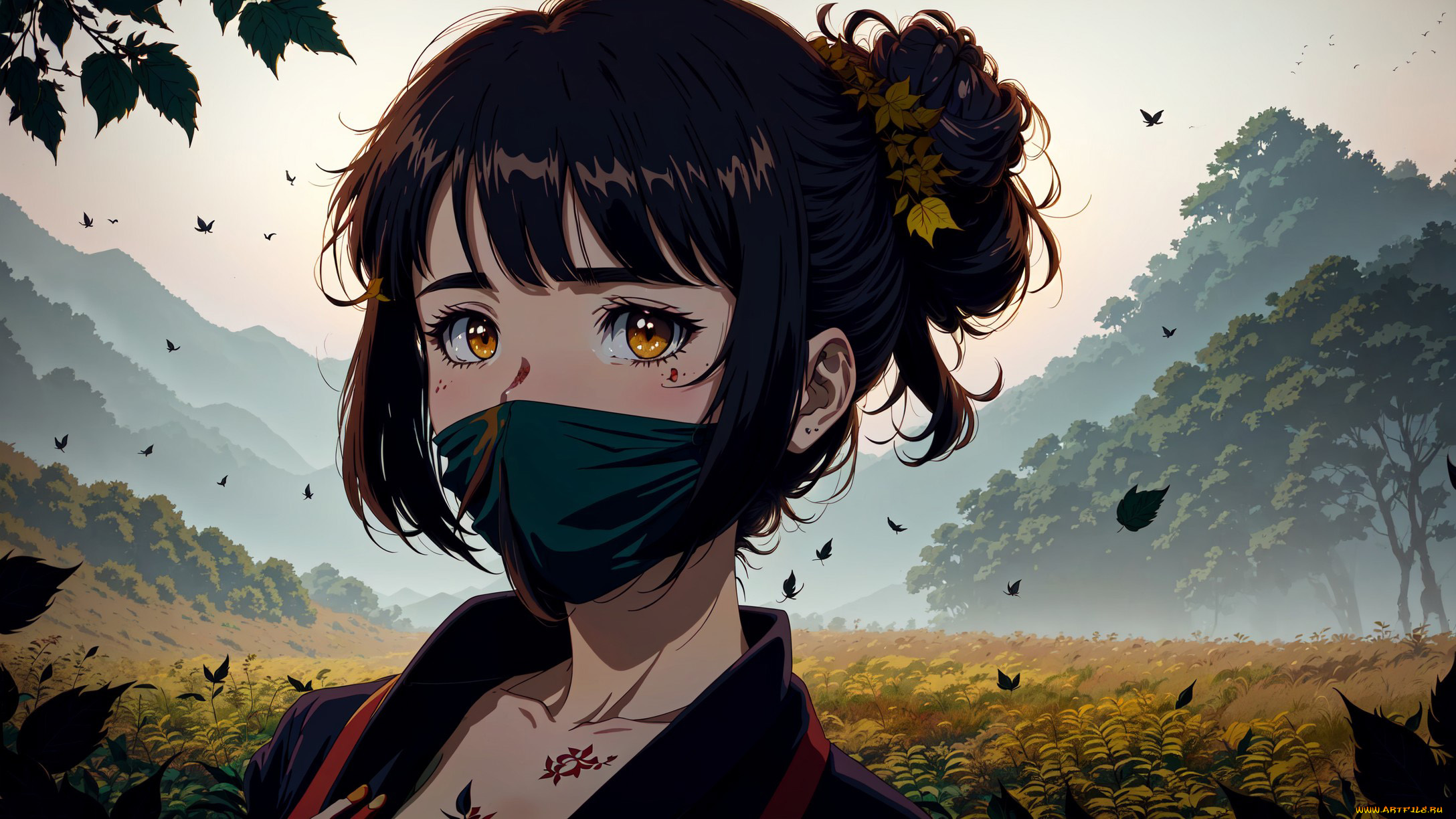 аниме, пейзажи, , природа, нейросети, графика, нейроарт, ai, art, нейронные, сети, рисунки, нейро, искусство