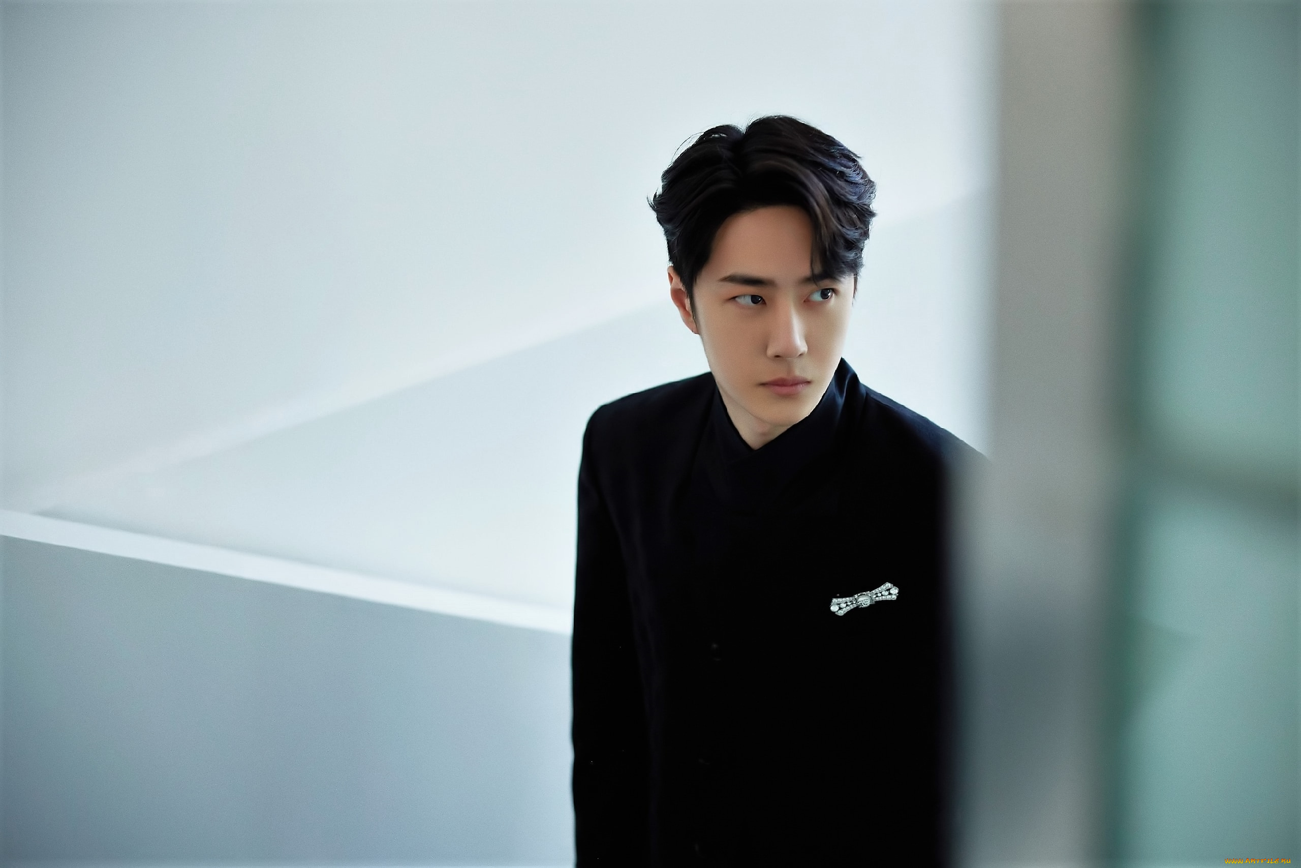 мужчины, wang, yi, bo, актер, лестница