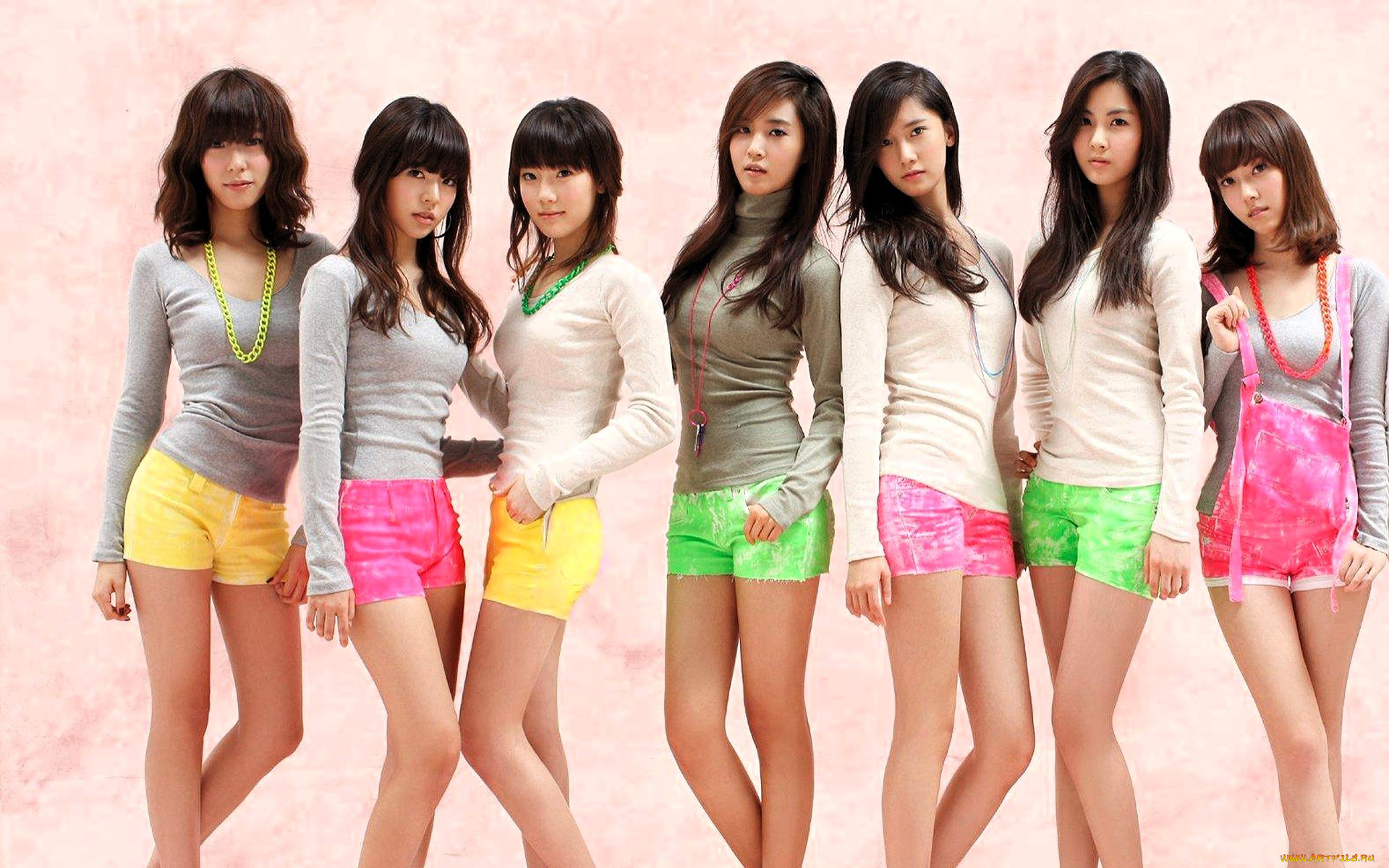 музыка, girls, generation, , snsd, девушки, певицы, свитера, шорты, бусы