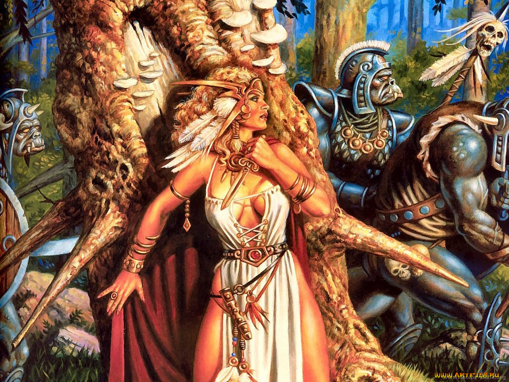 фэнтези, красавицы, чудовища