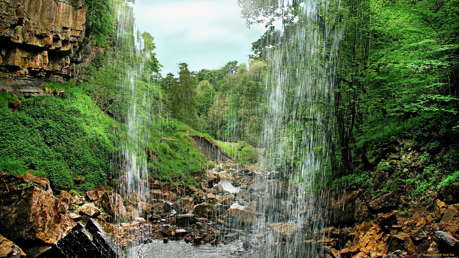 природа, водопады