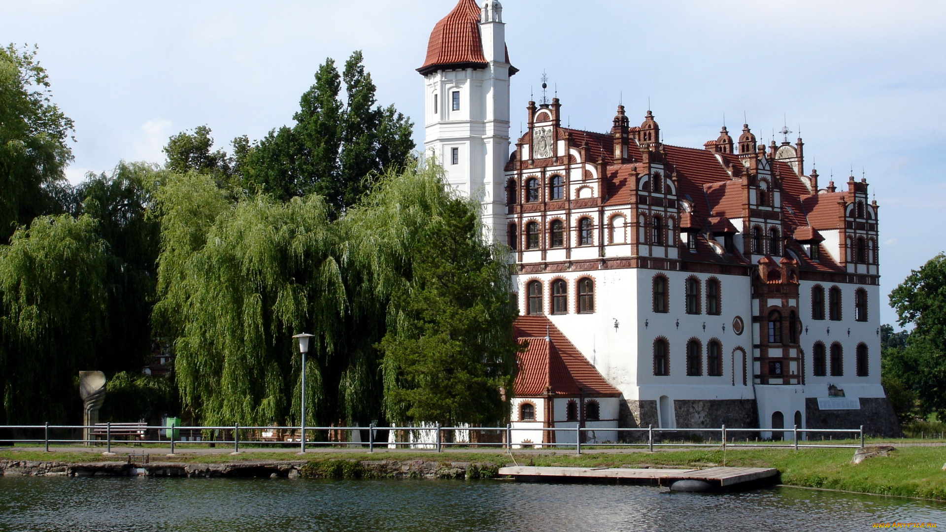 castle, basedow, bavaria, germany, города, дворцы, замки, крепости, замок, германия