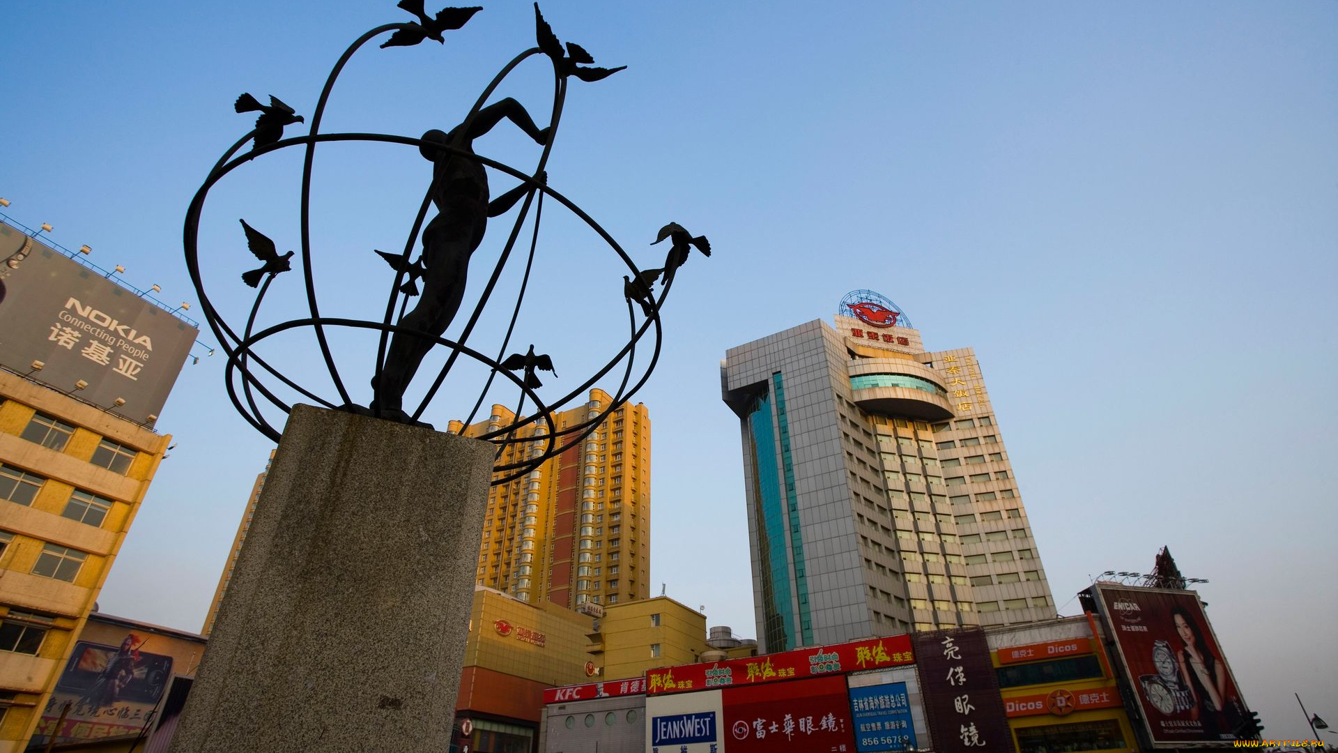 города, памятники, скульптуры, арт, объекты, хэйлунцзян, харбин, китай