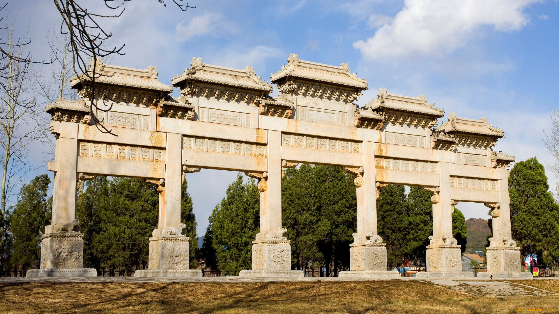 города, пекин, китай