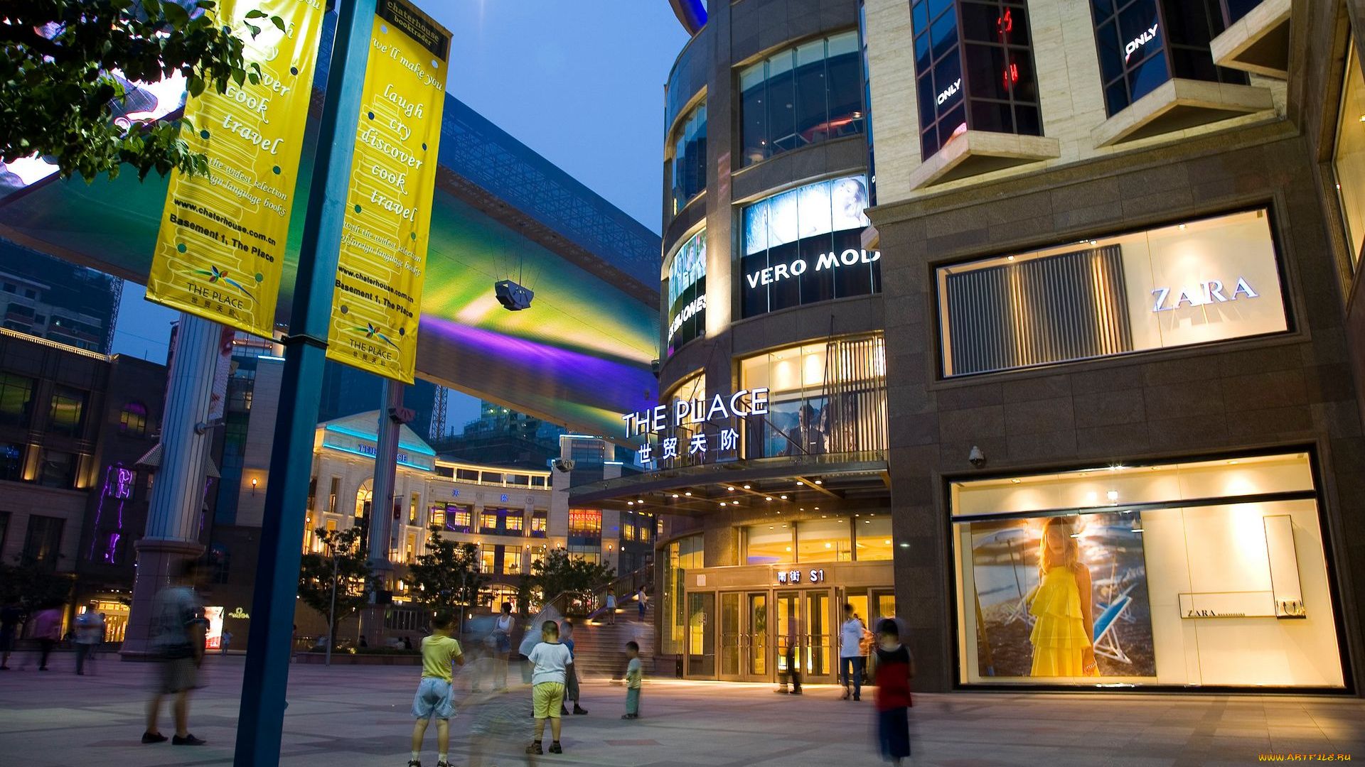 города, пекин, китай