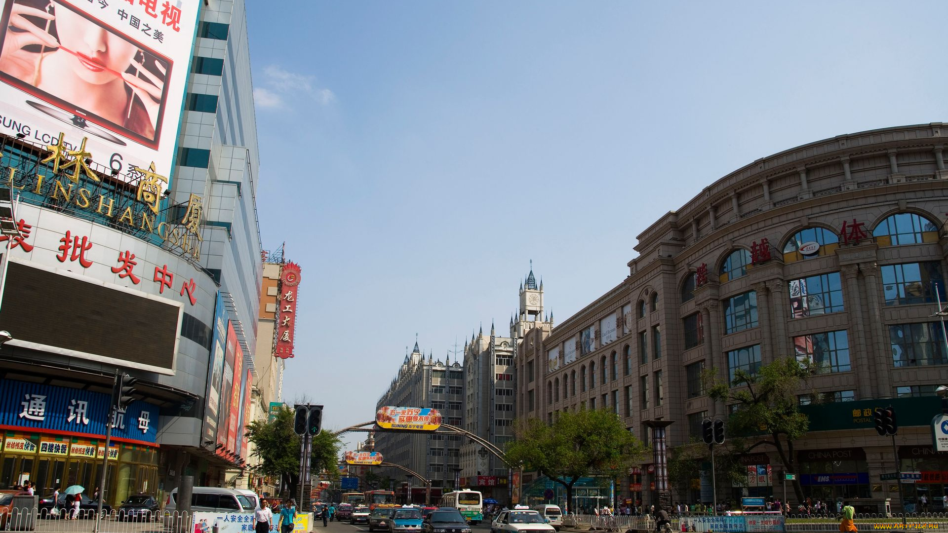 города, улицы, площади, набережные, хэйлунцзян, харбин, китай