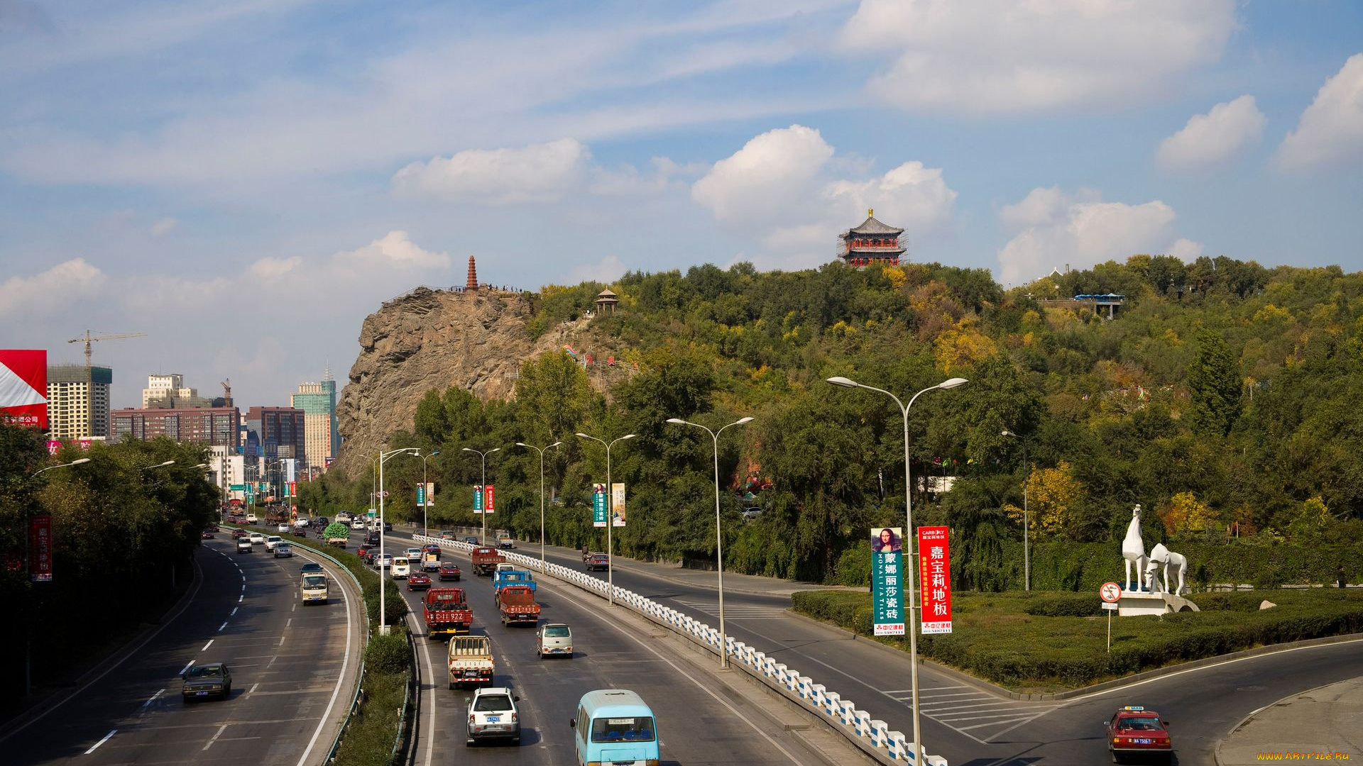 города, улицы, площади, набережные, китай