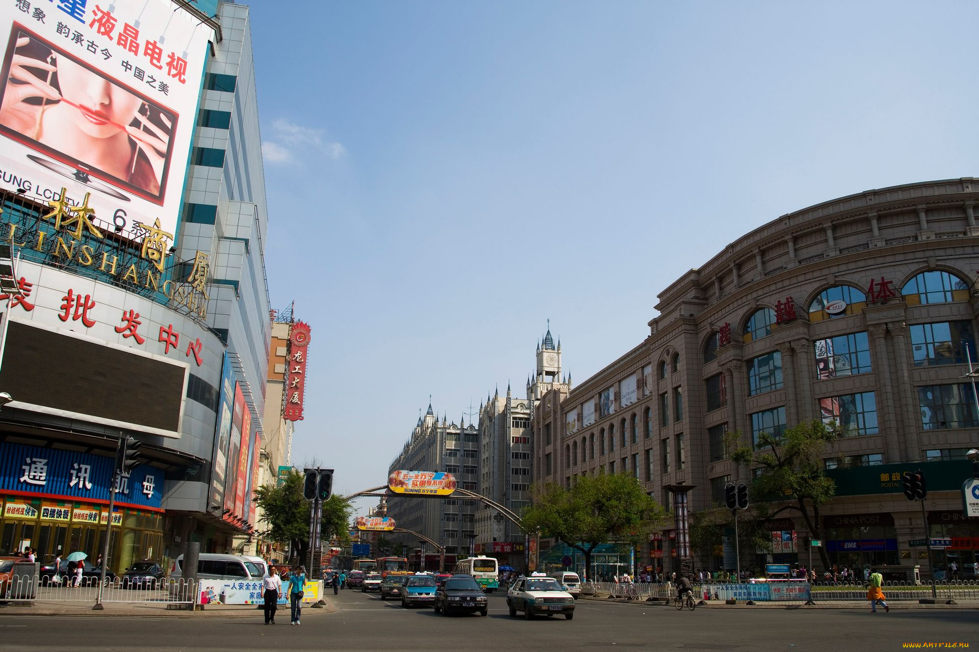 города, улицы, площади, набережные, хэйлунцзян, харбин, китай