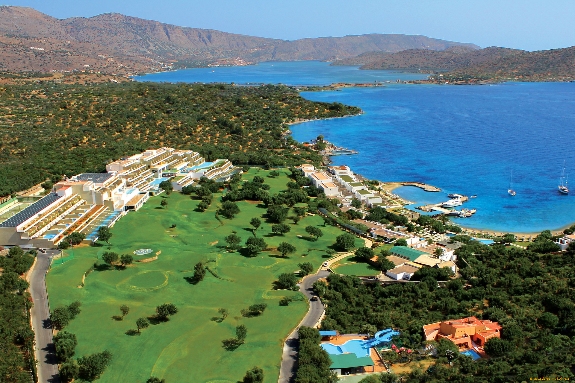 греция, крит, города, пейзажи