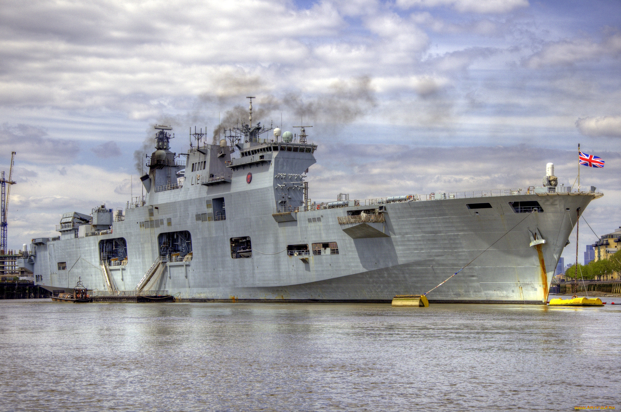 корабли, другое, огромный, флаг