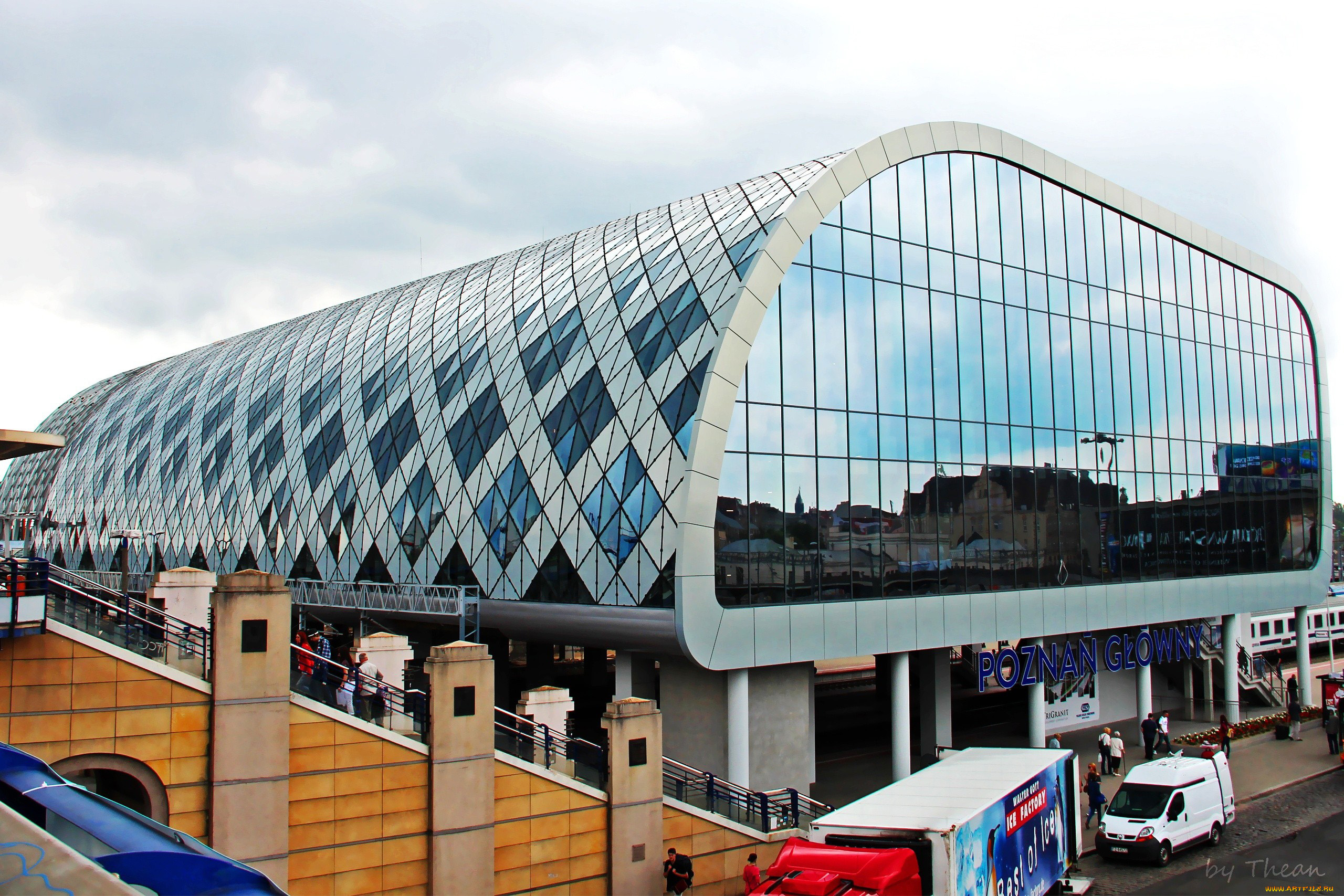 автор, thean, познань, города, здания, дома