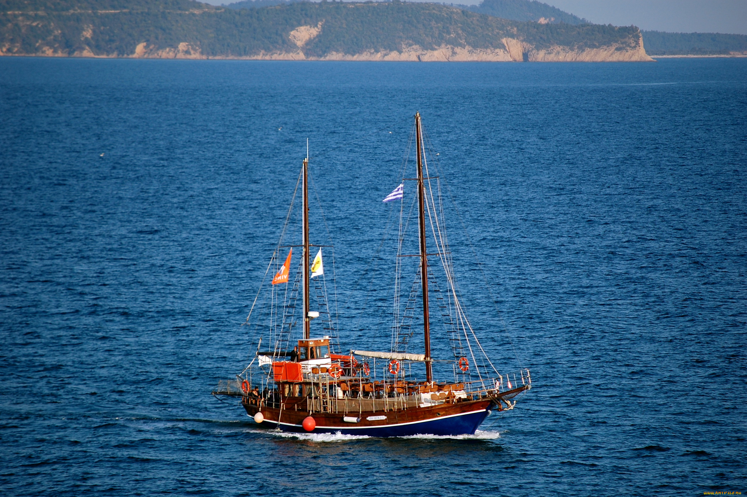 корабли, парусники, парусник
