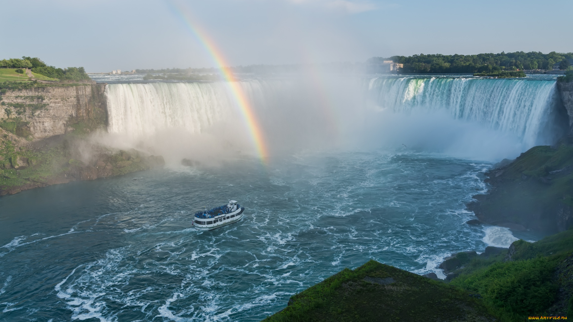 природа, водопады