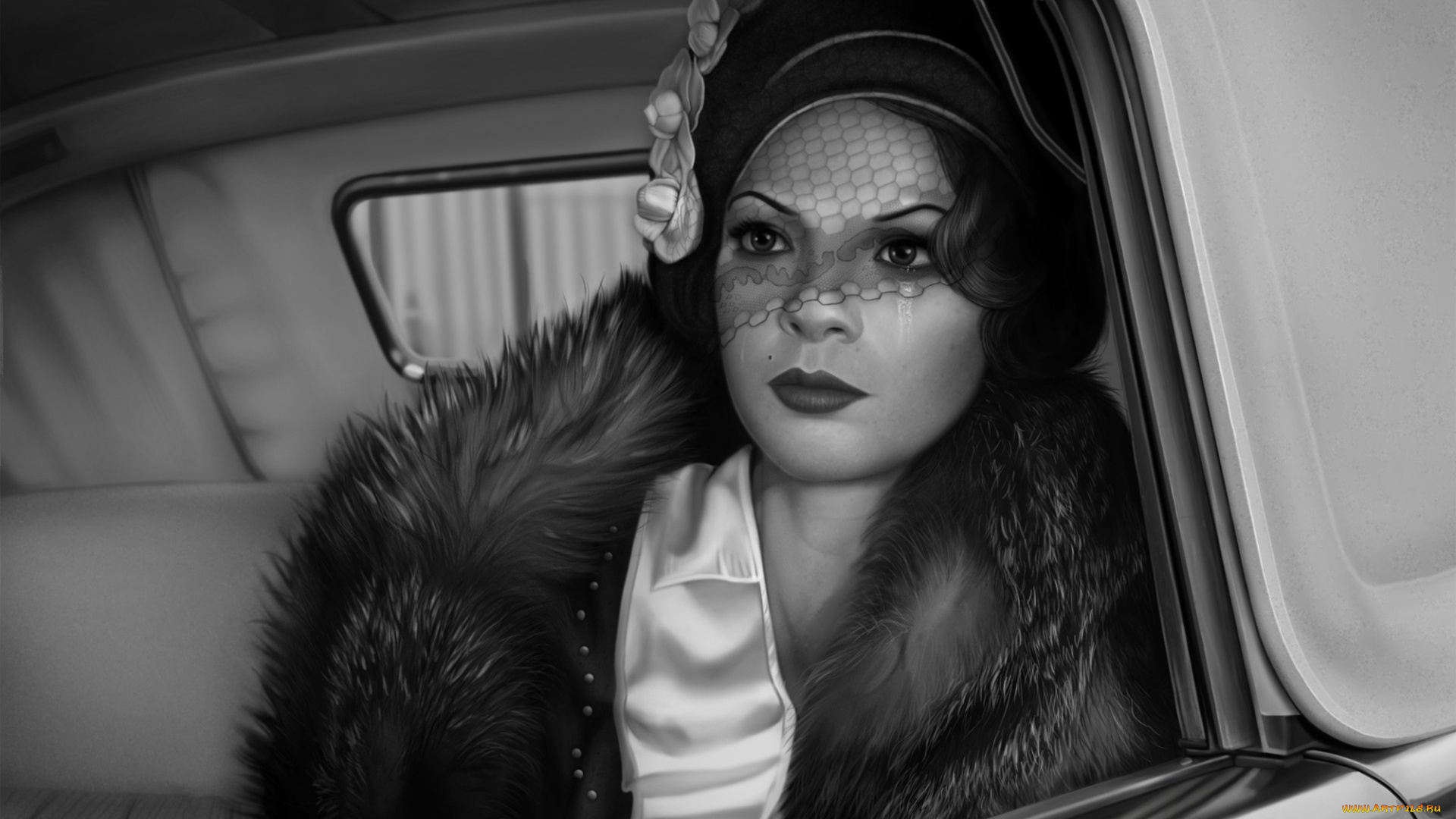 рисованные, люди, лицо