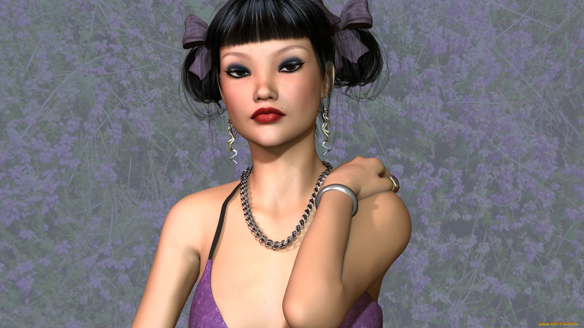 3д, графика, люди, , people, взгляд, девушка