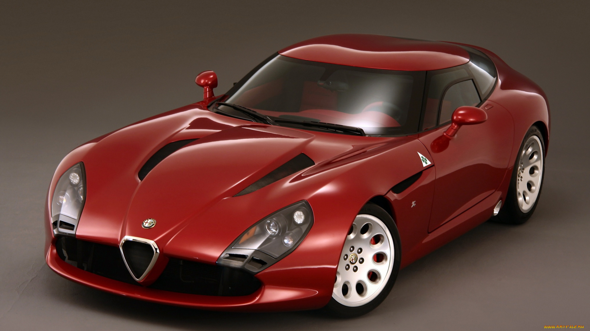 автомобили, alfa, romeo, alfa, romeo, tz3, stradale, красный