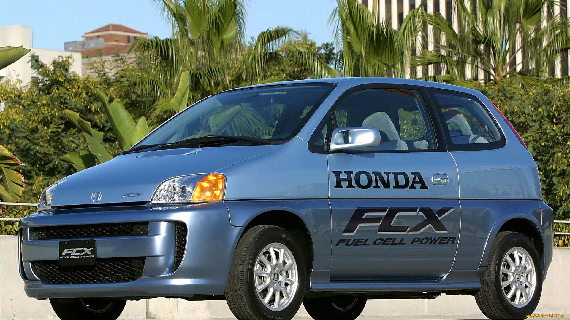 автомобили, honda, синий, fcx