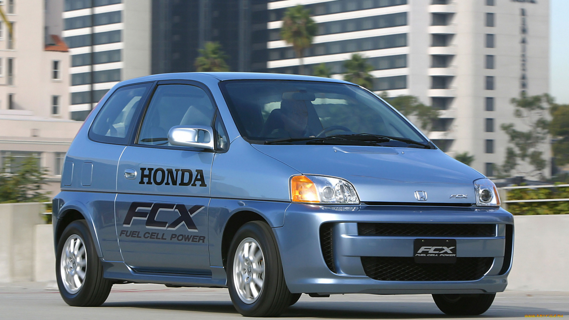 автомобили, honda, синий, fcx