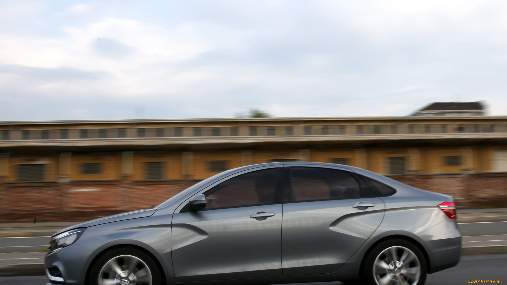 автомобили, ваз, lada, vesta, concept, 2014г, темный